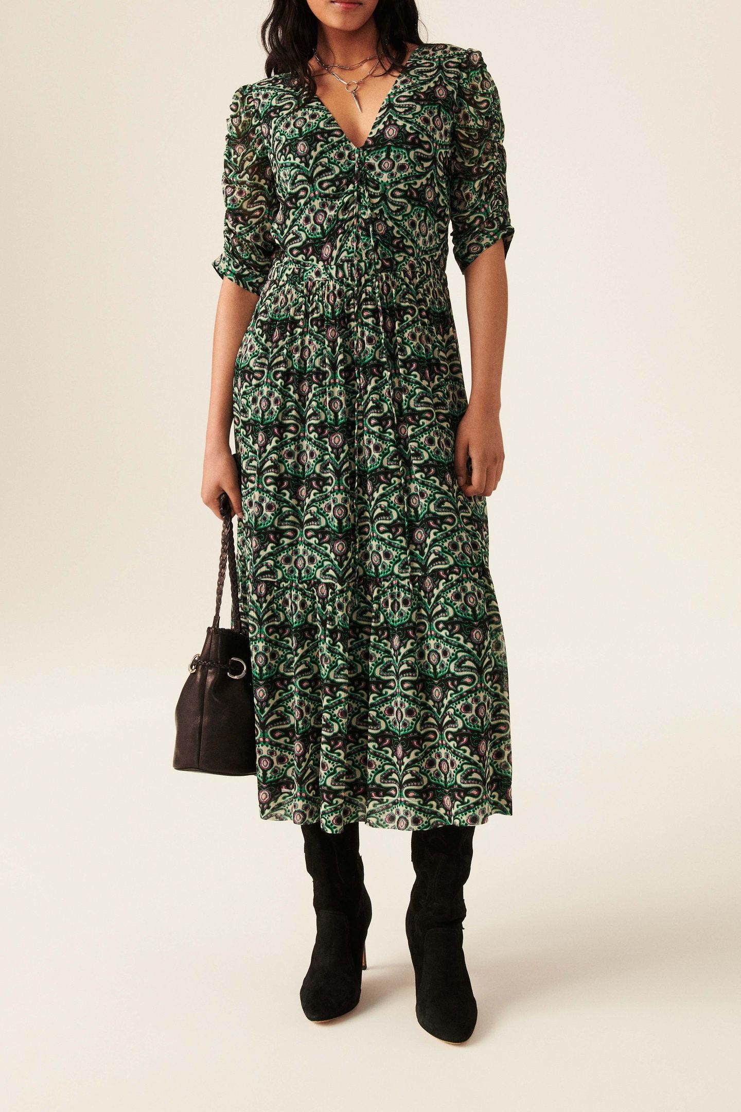 MID-LENGTH DRESS VERT 1