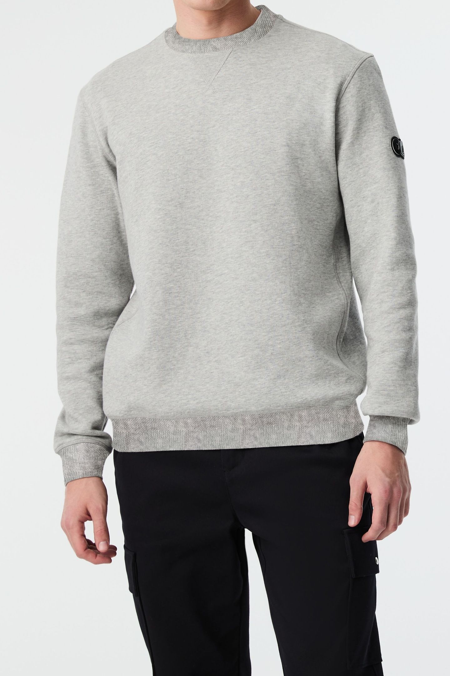 SEFAR V1.Y9.02 SWEATER HEATHER GREY 1