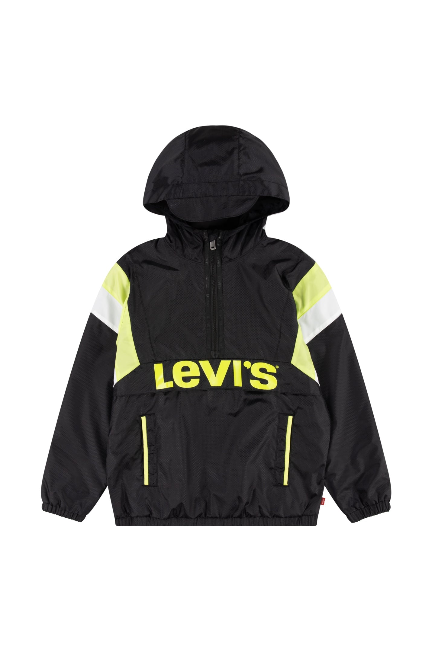 BOYS COLOR BLOCK ANORAK BLACK 1