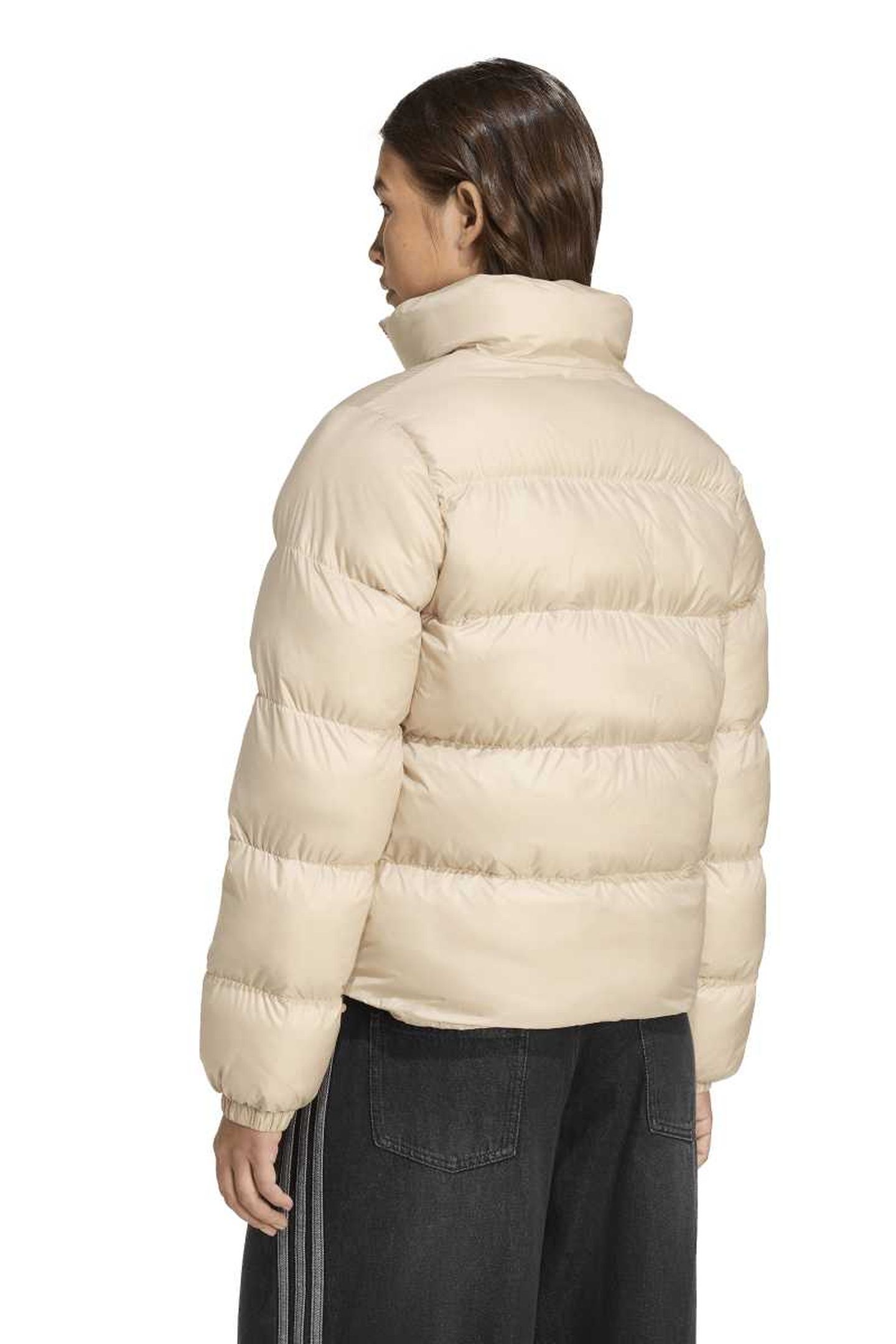 SHORT PUFFER STONE KHAKI 2