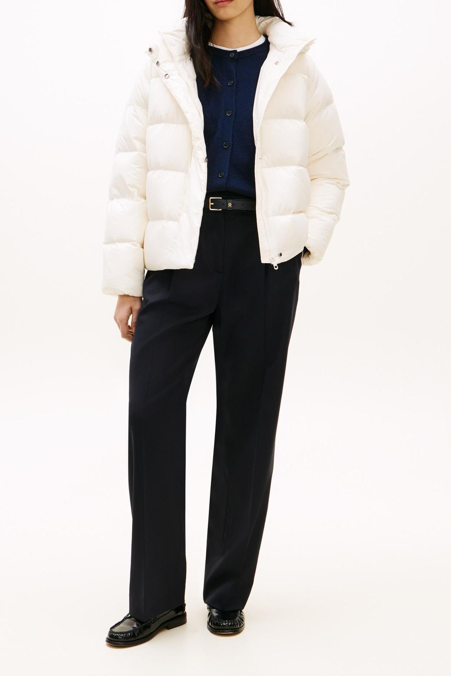 MODERN DOWN REG JACKET IVORY SILK 1