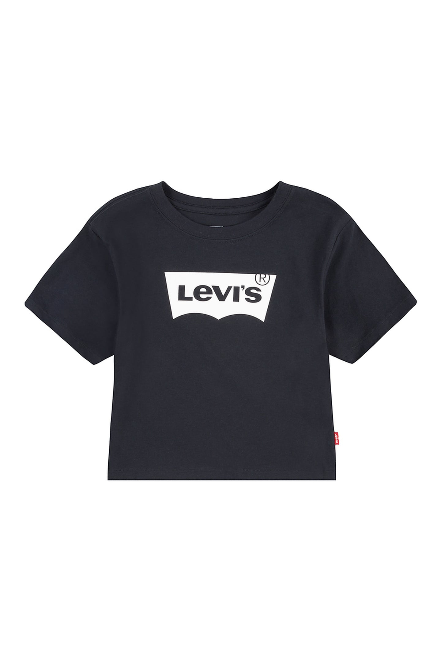 GIRLS LIGHT BRIGHT CROPPED TOP BLACK 1