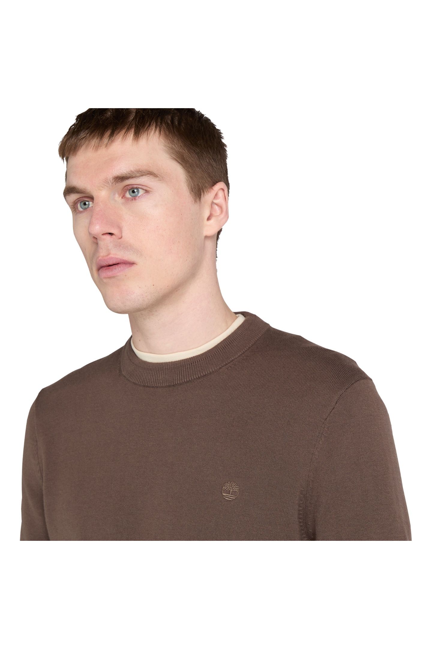 WILLIAMS RIVER COTTON YD SWEATER CHOCOLATE BROWN 4