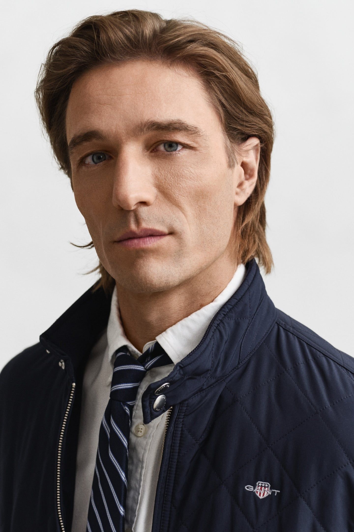 QUILTED WINDCHEATER EVENING BLUE 6