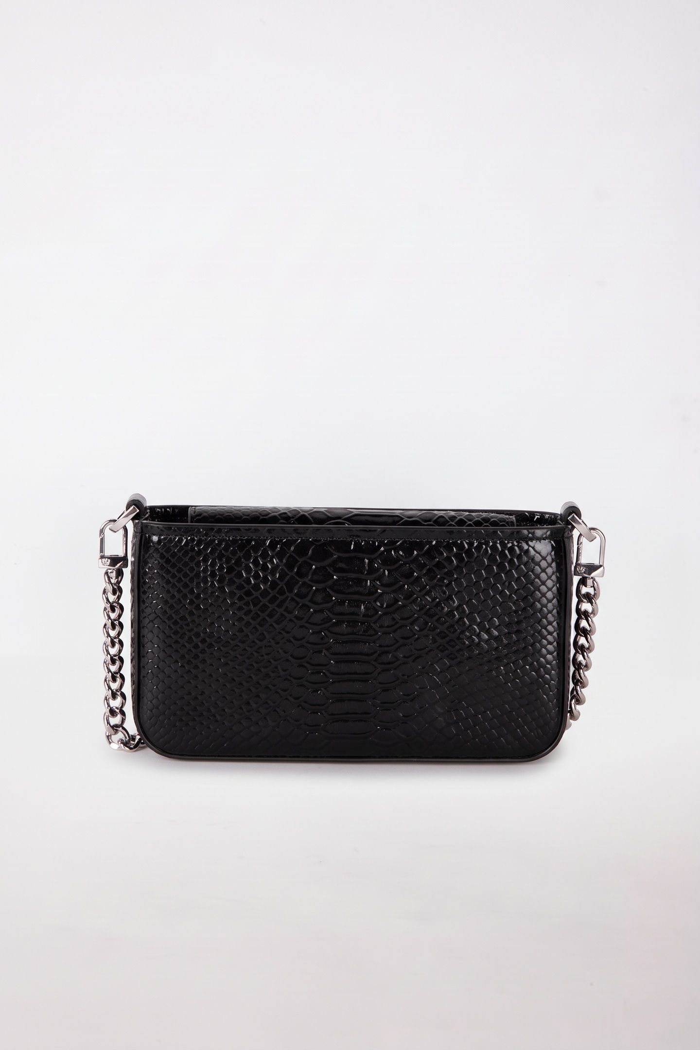 SMALL CONVERTIBLE CROSSBODY POUCHETTE BLACK 3