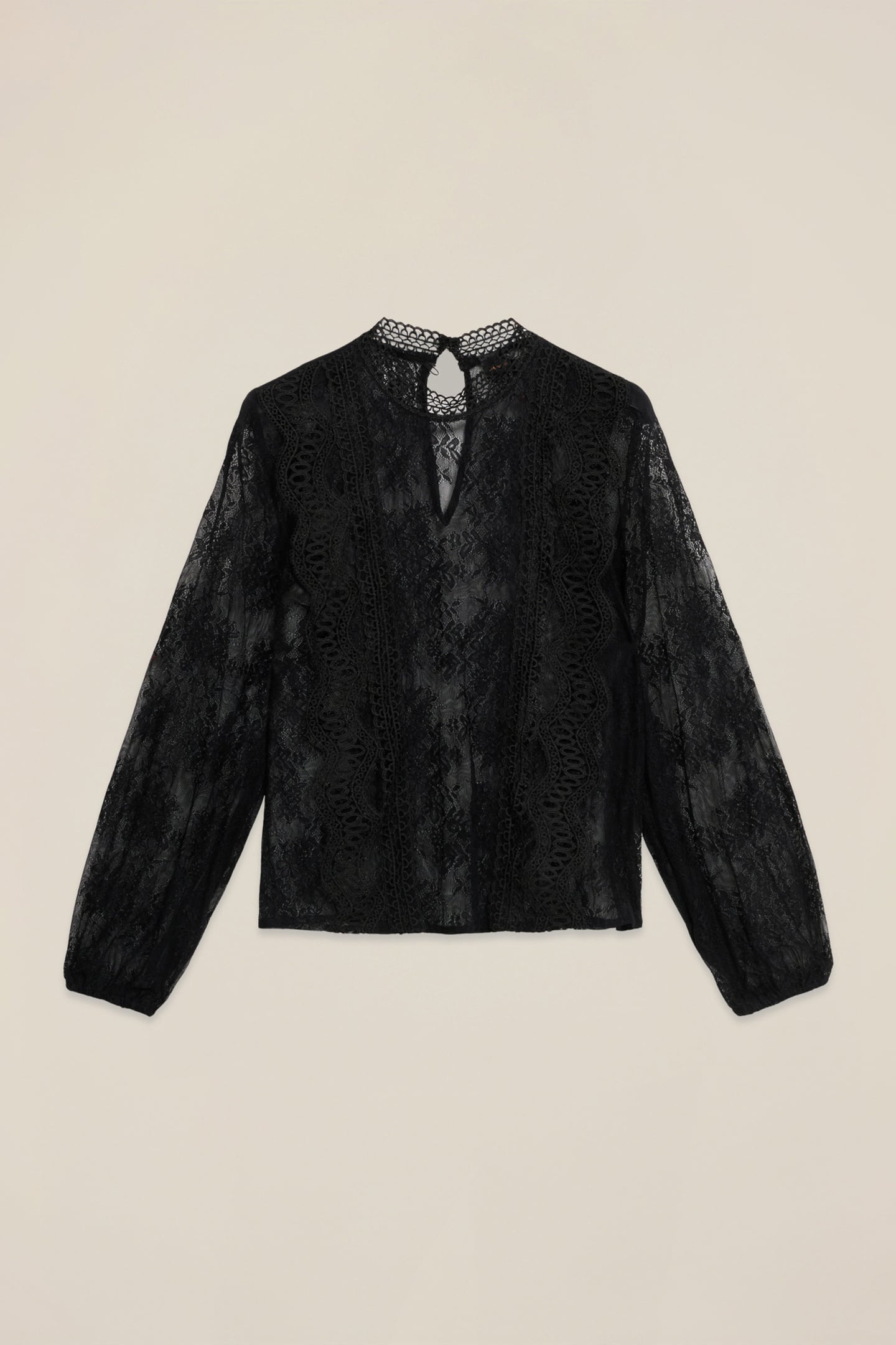 LACE BLOUSE BLACK 3