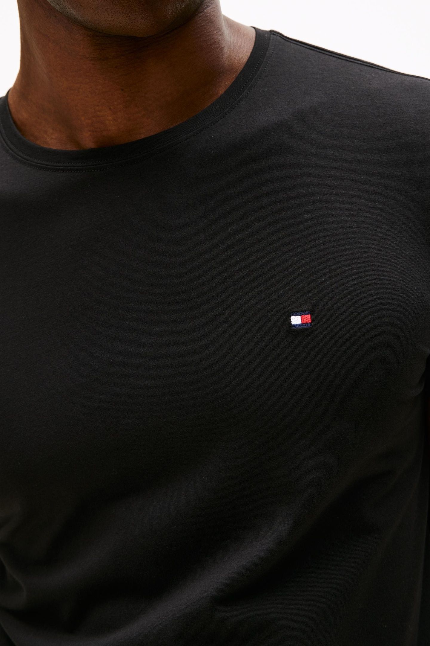 CORE STRETCH SLIM C-NECK BLACK 8