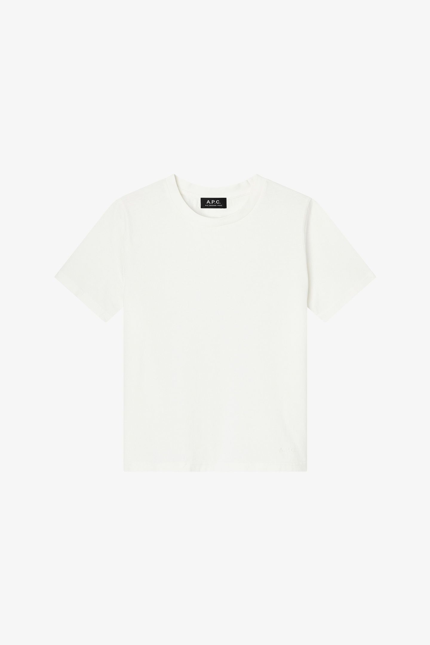 T-SHIRT CROPPED SHORT SLEEVE OFF-WHITE 2
