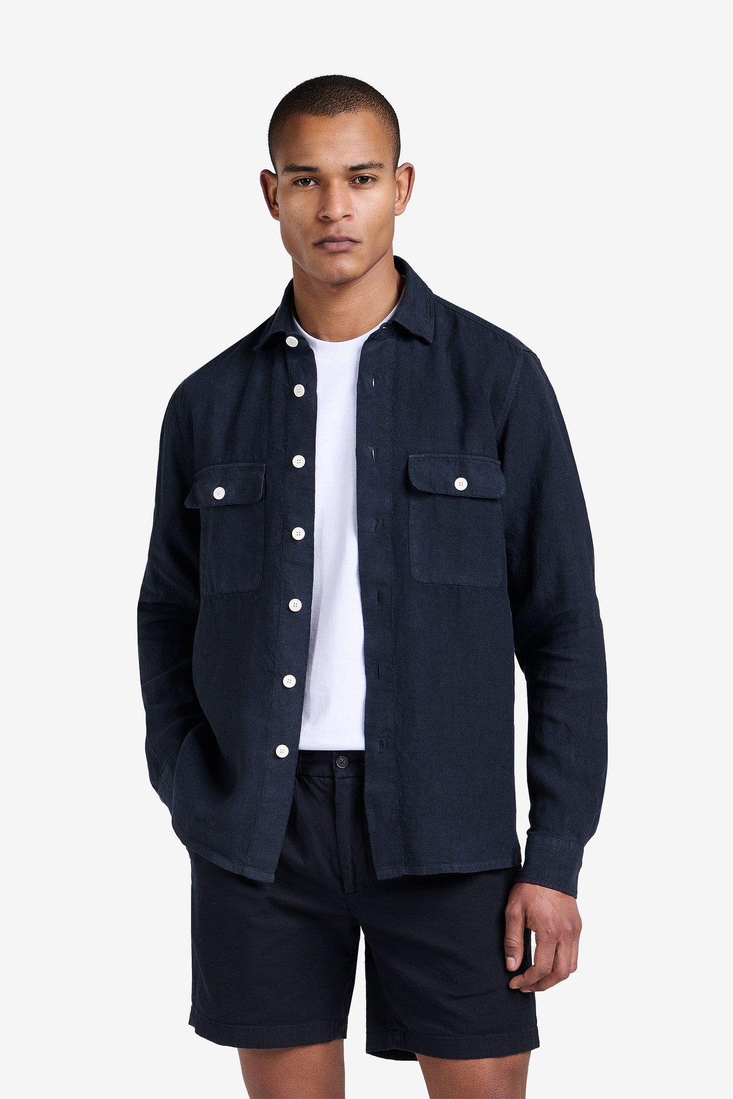 OHIO LINEN NAVY 1