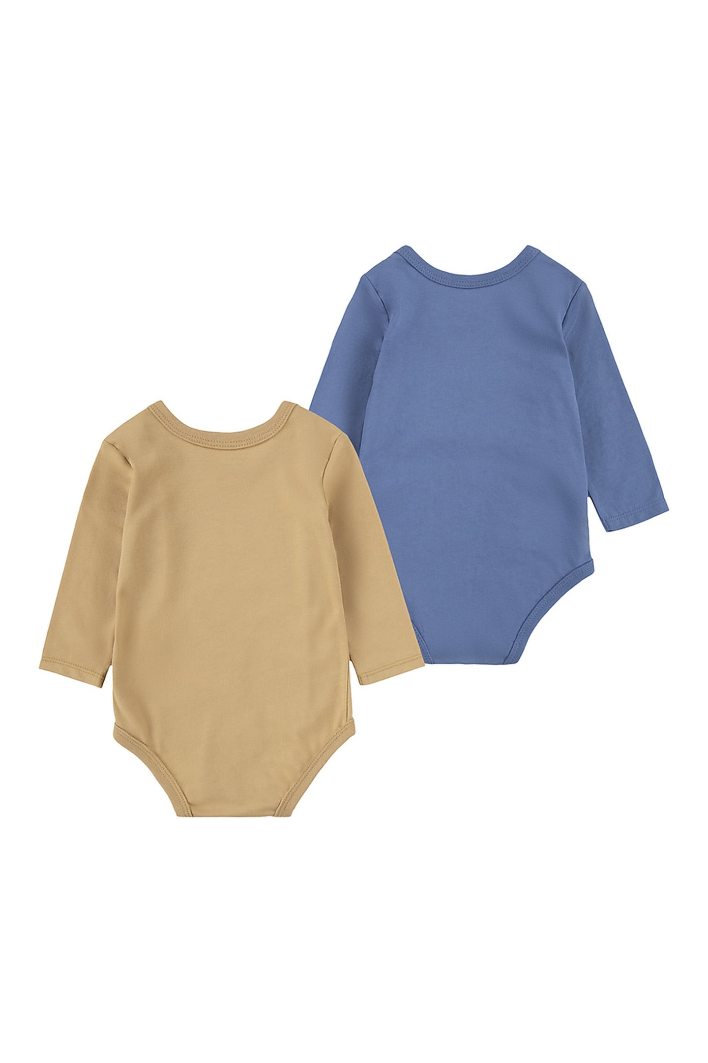 UNISEX POSTER LOGO 2PK L/S BODYSUIT BLUE HORIZON 2