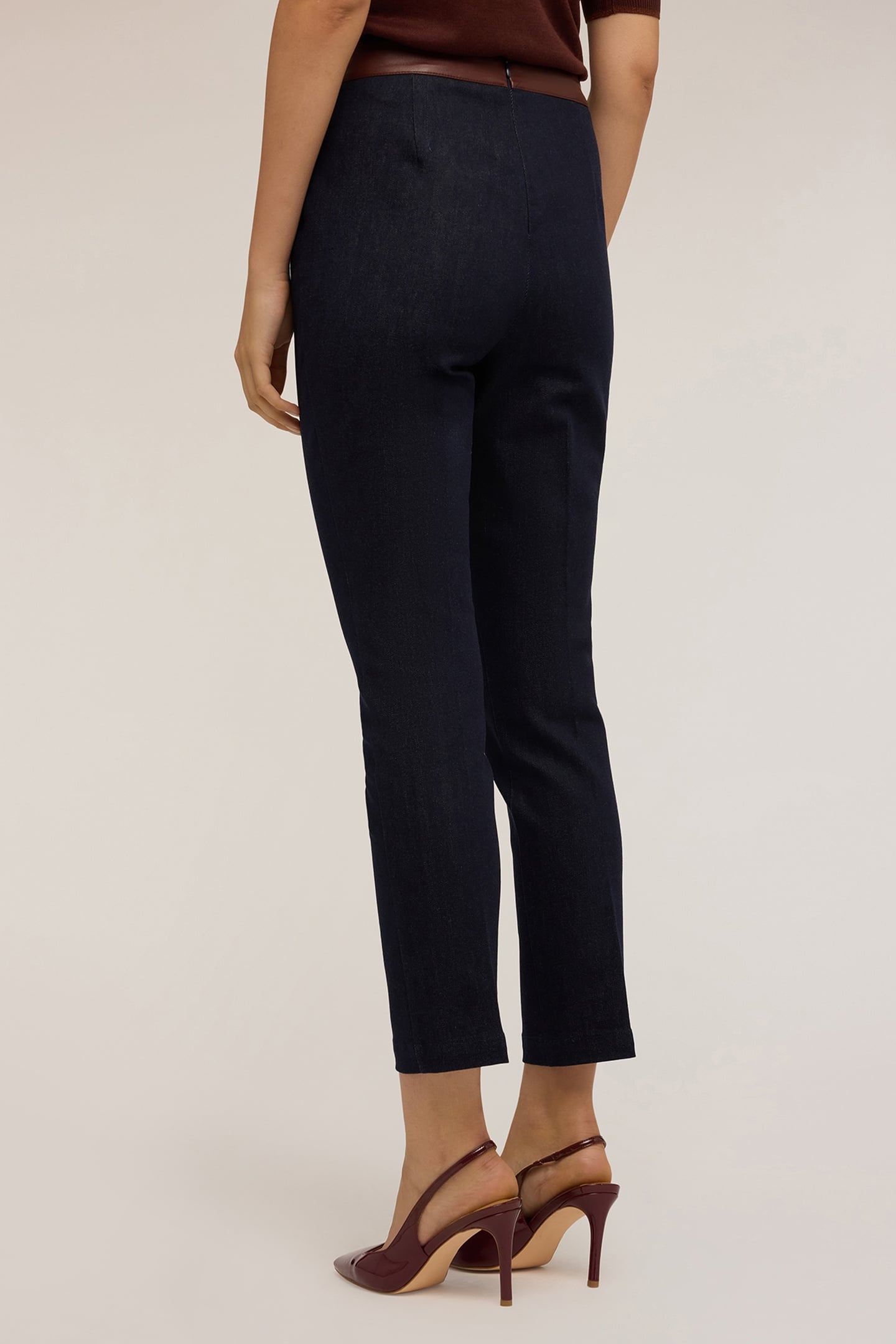 SKINNY JEANS WITH INSERTS BLUE 3