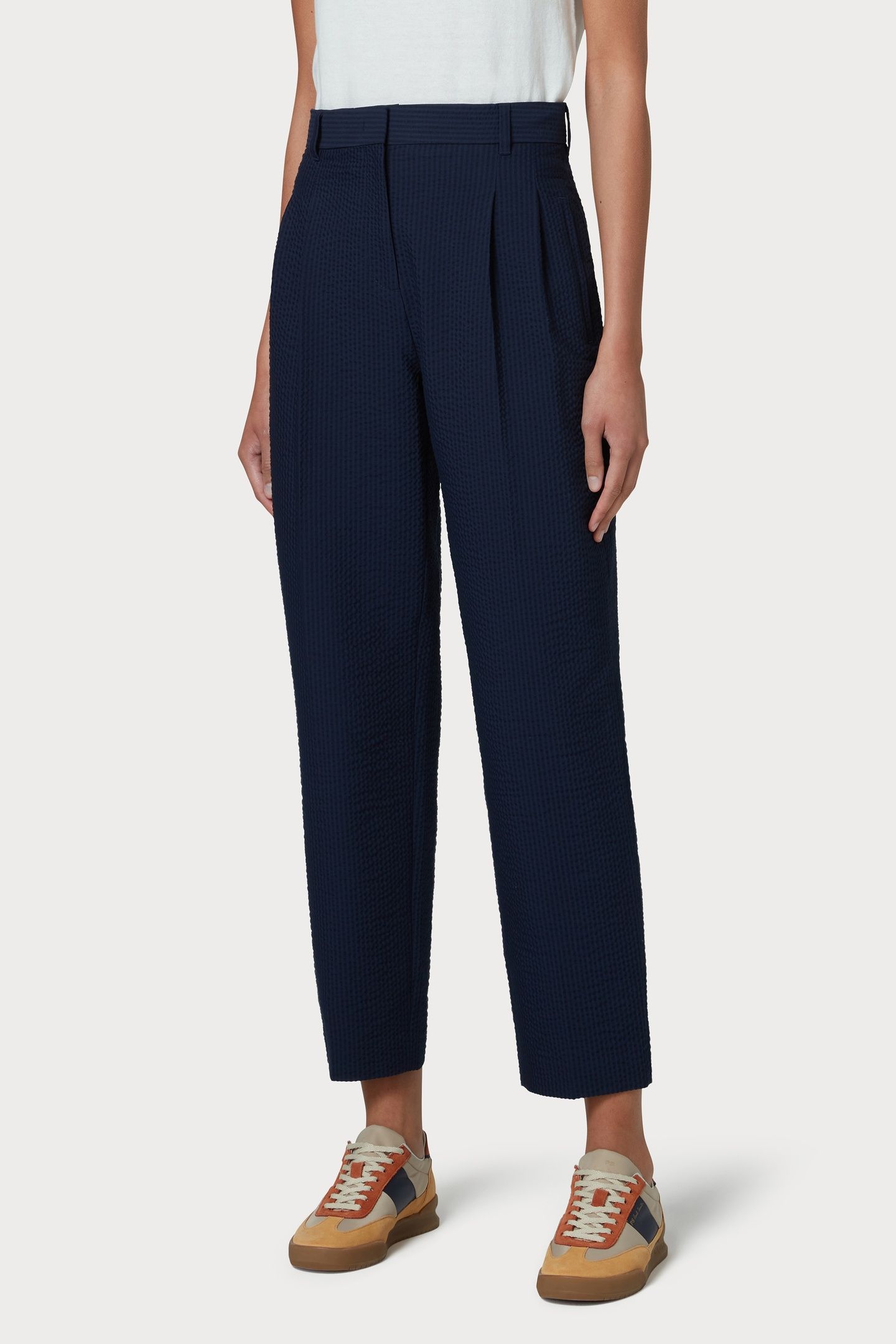 WOMENS TROUSERS VERY DARK NAVY 1