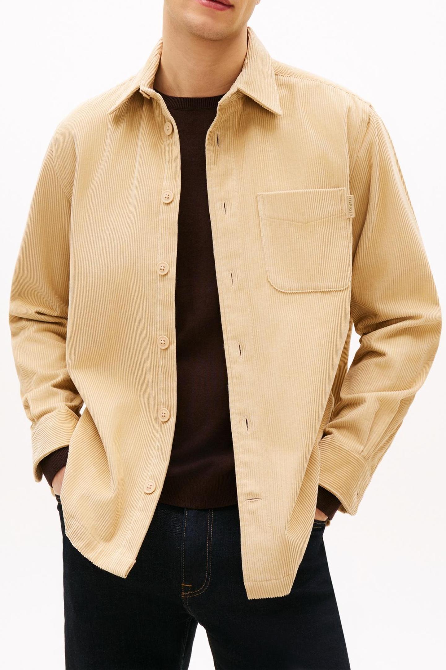 CORDUROY RELAXED OVERSHIRT GENTLE GOLD 2