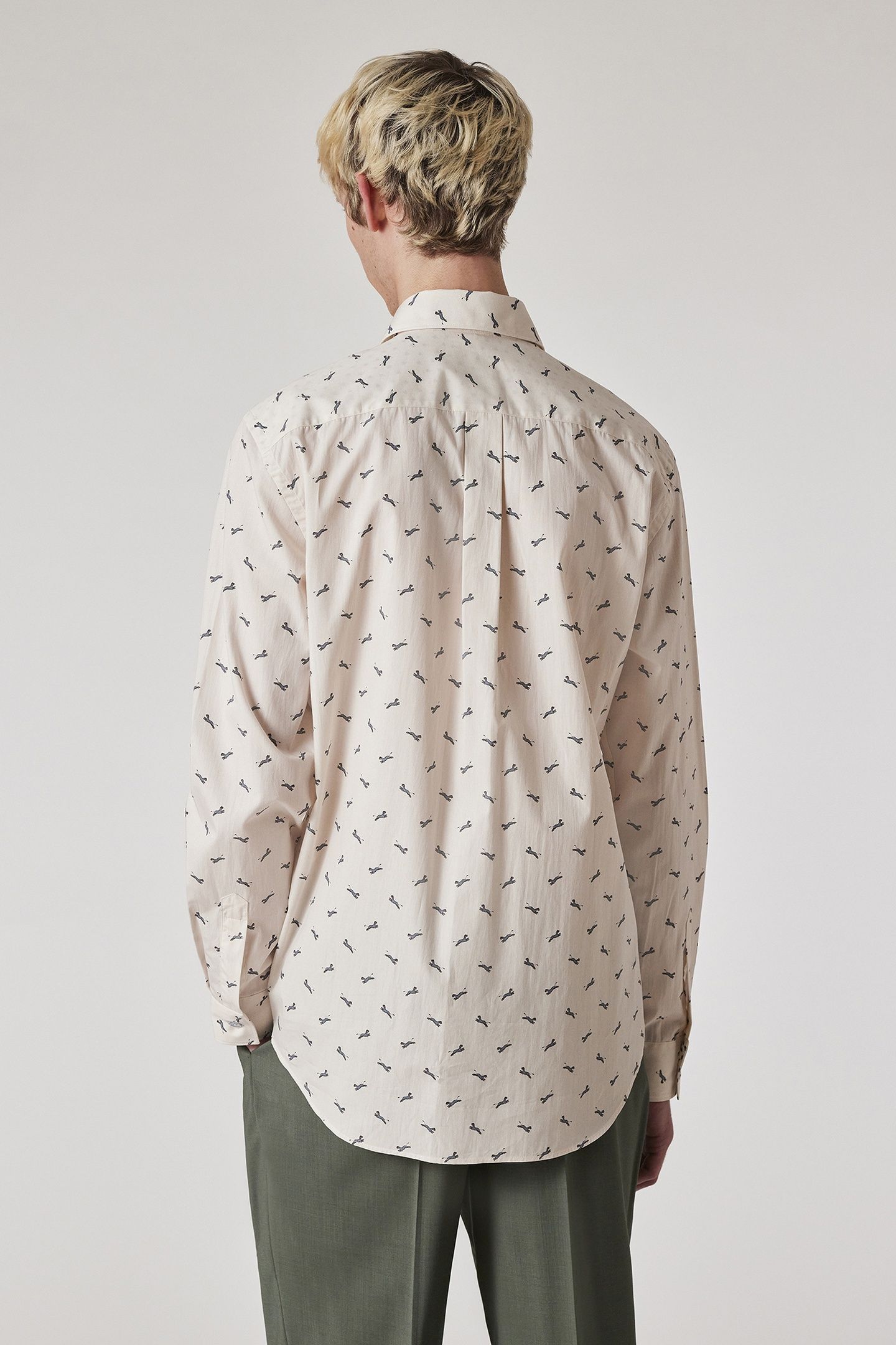 MENS S/C CASUAL FIT SHIRT IVORY 3