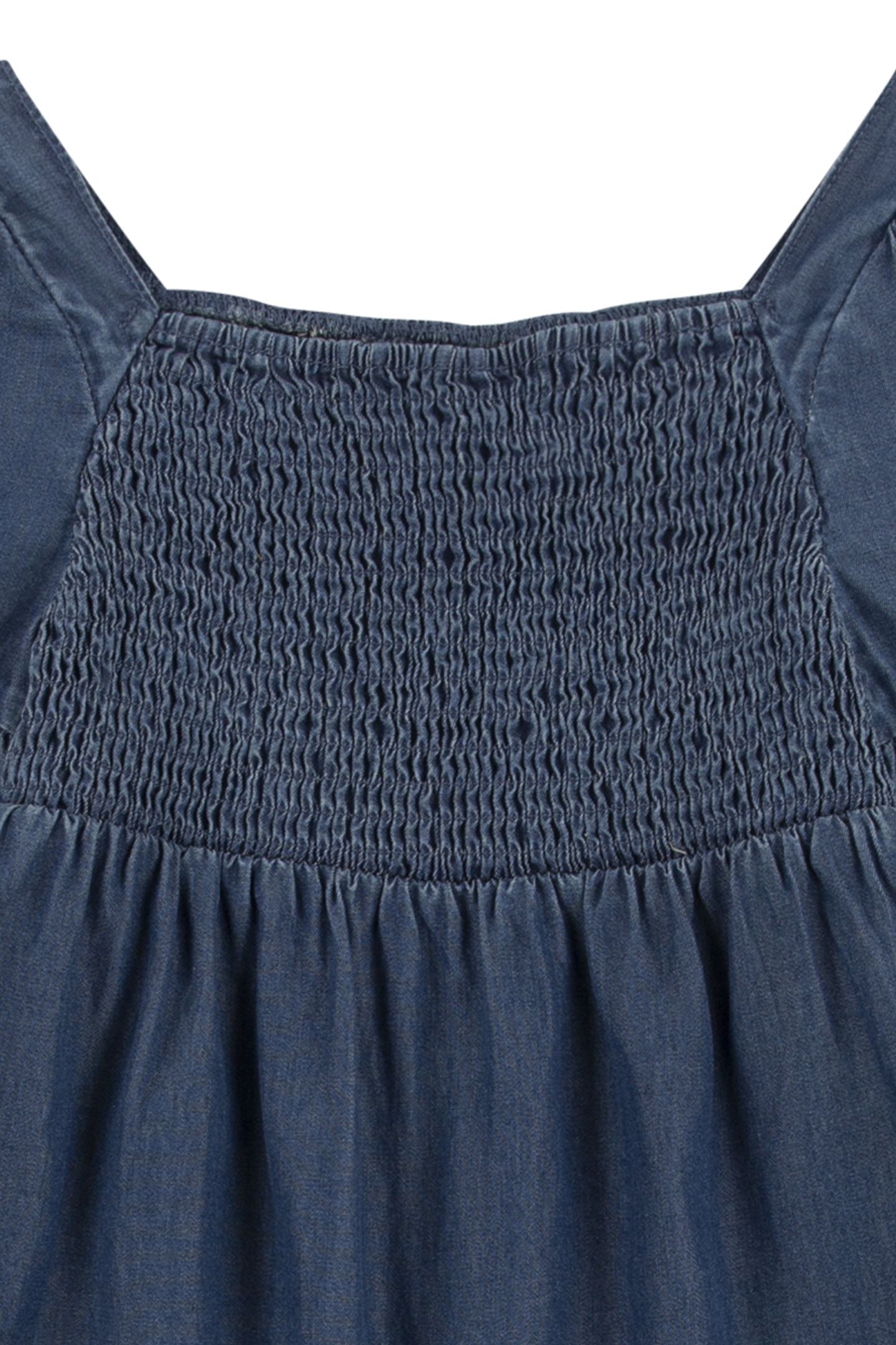 GIRLS LONG SLEEVE SMOCKED TOP DRESS PACIFIC HIGHWAY 3
