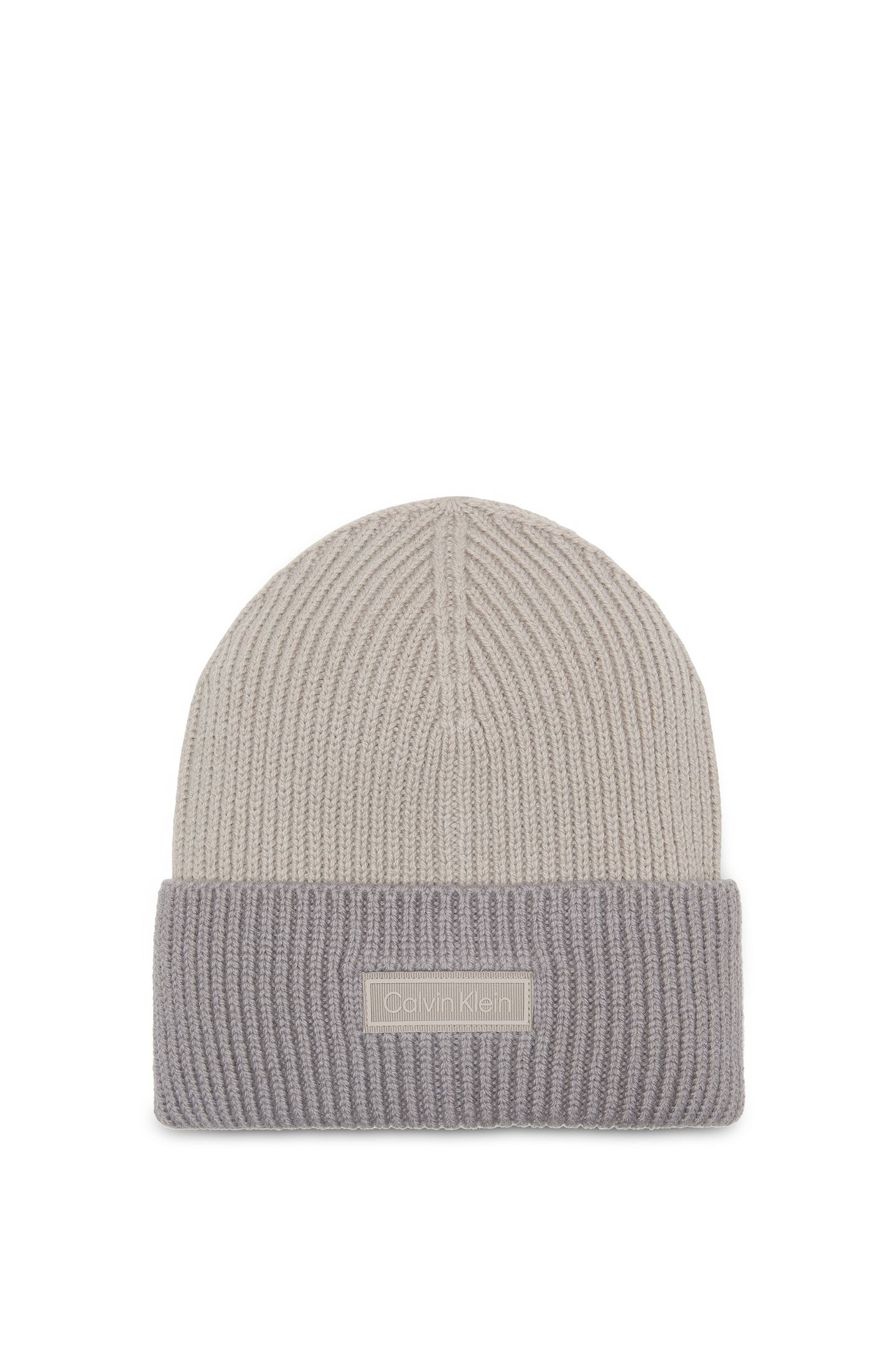 PATCH WOOL CHUNKY RIB QUIET GRAY/CHISELED STONE 3