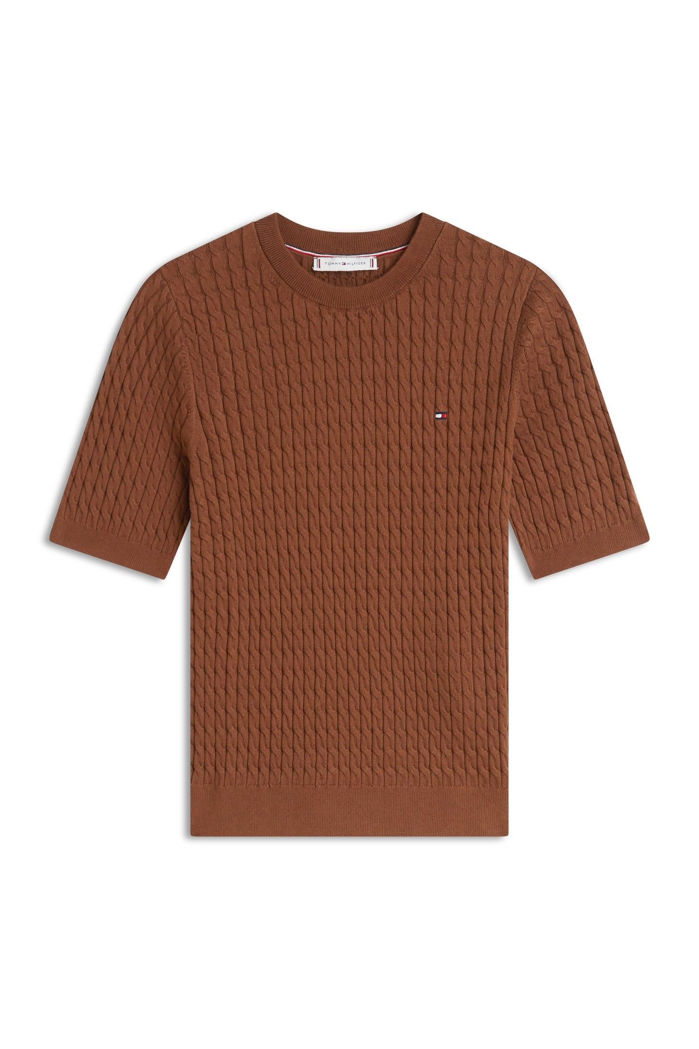 CO CABLE FINE GG C-NECK LEGACY BROWN 4