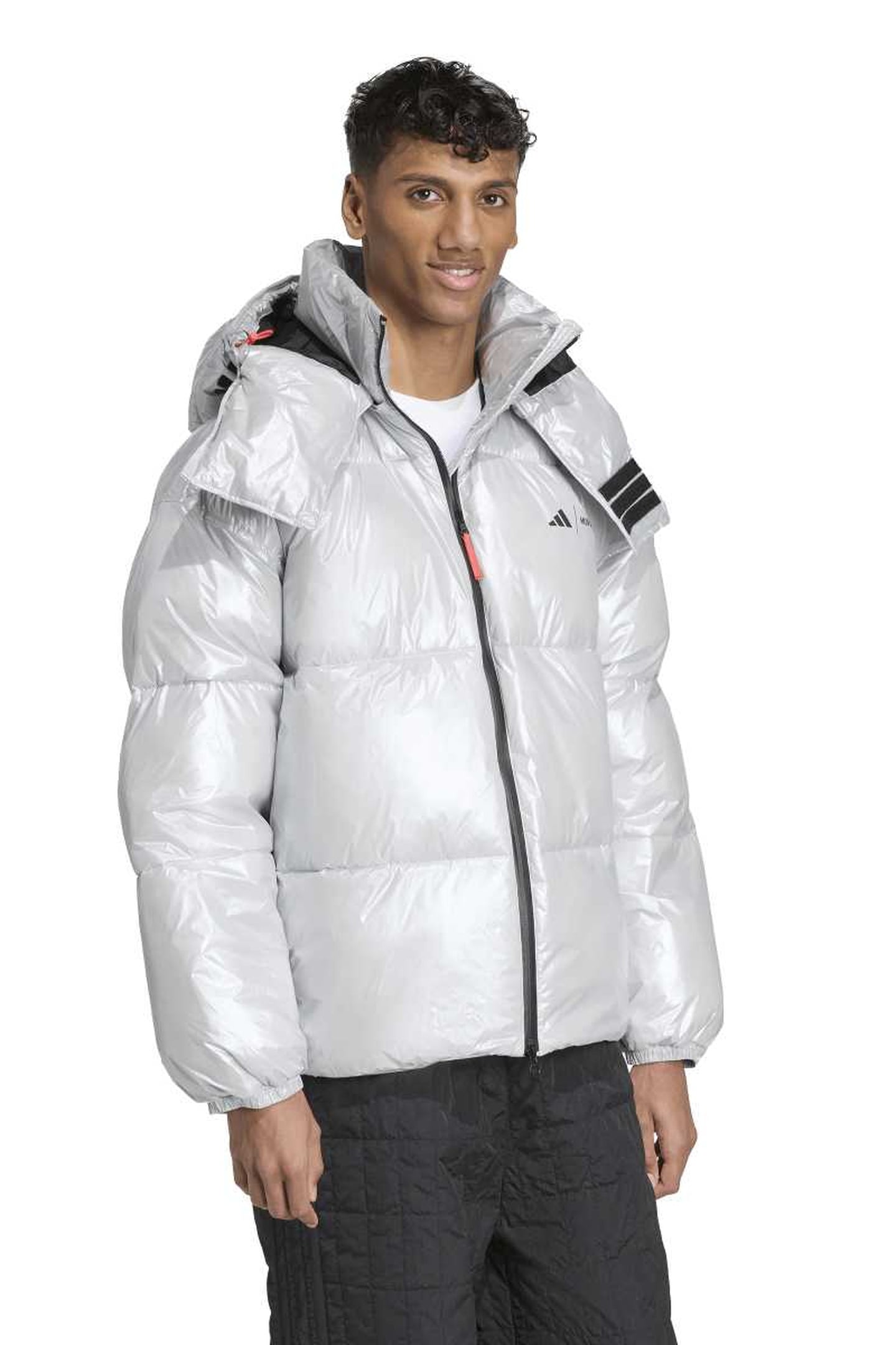 UNISEX PUFFER JACKET MATTE SILVER 1