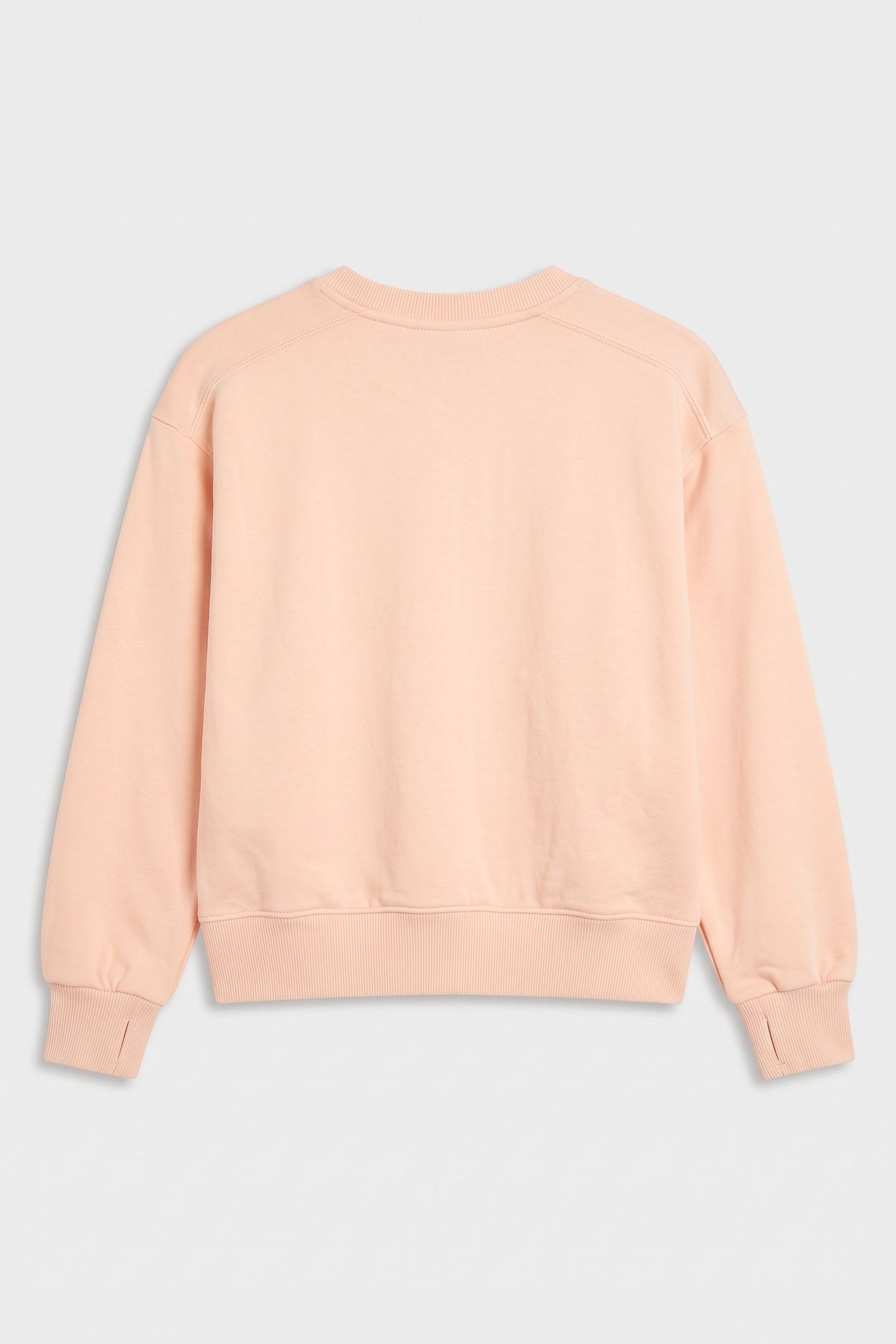 GIRLS CK LOGO FASHION SWEATER PALE PEACH 3