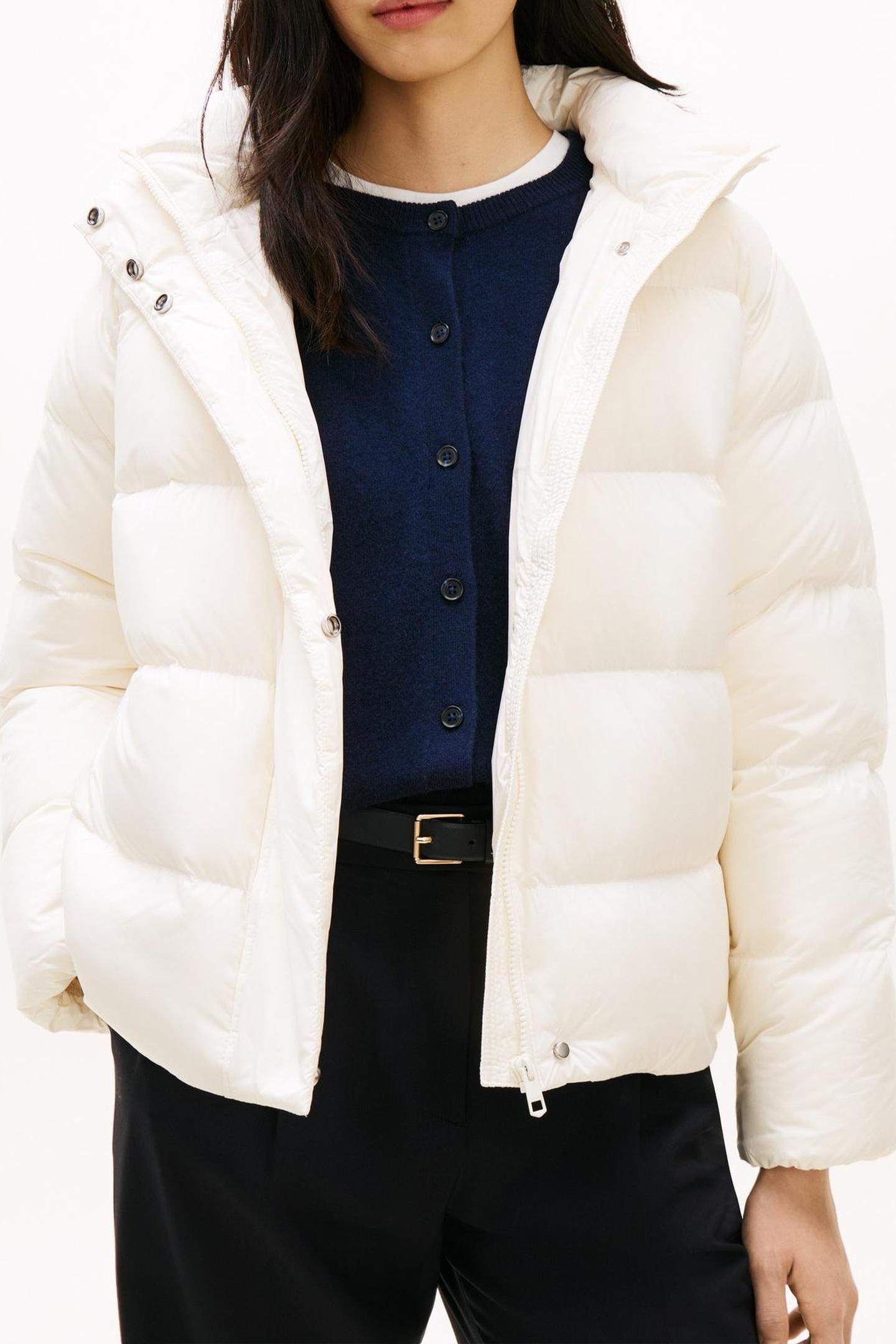 MODERN DOWN REG JACKET IVORY SILK 4