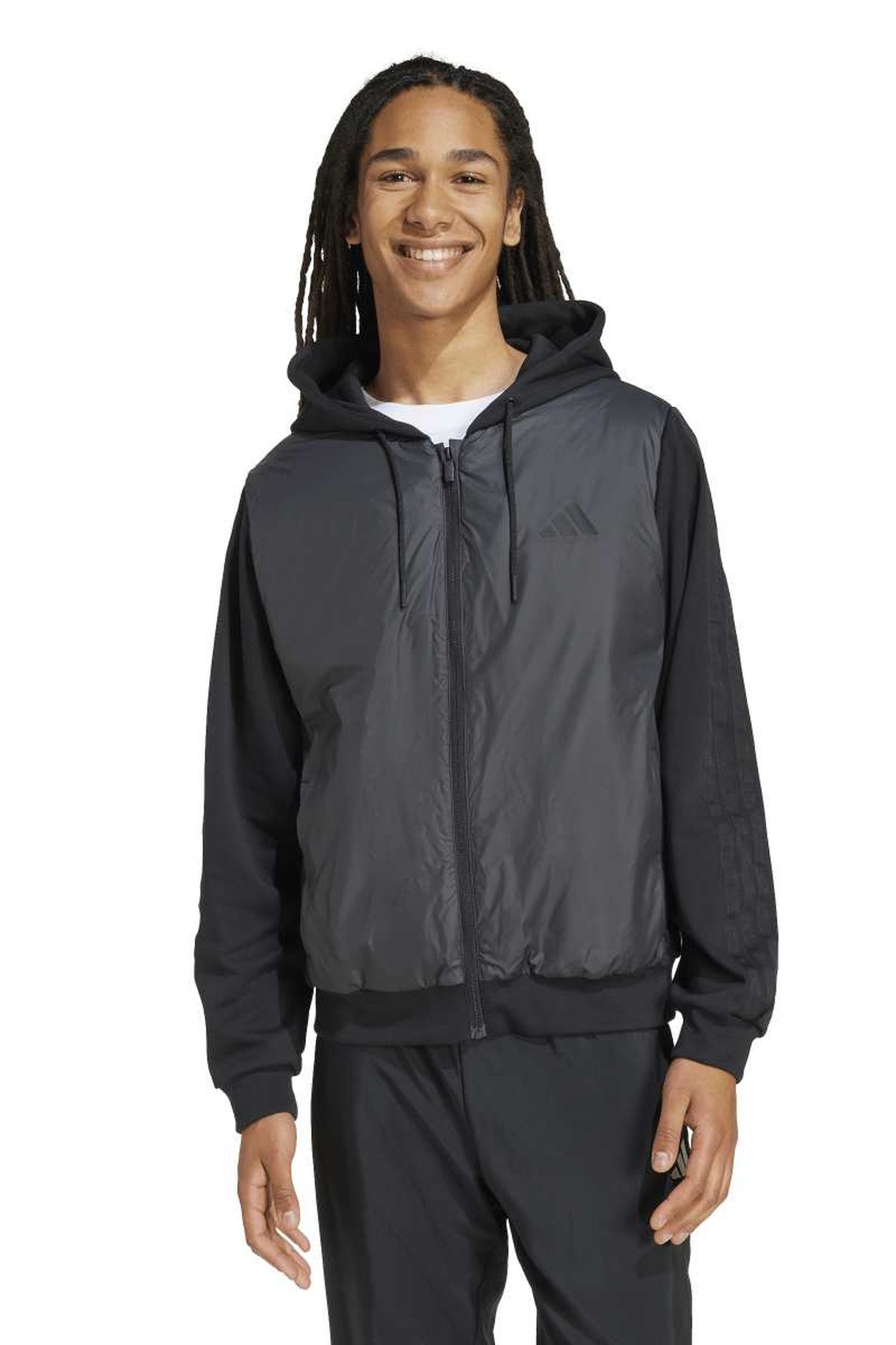 UNISEX ESSENTIAL 3S IN HYB JACKET BLACK 1