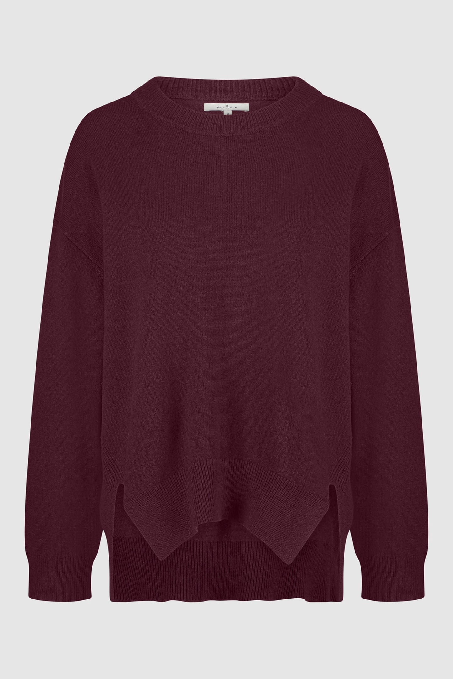 GIRLS RUBY KNIT AUBERGINE 1