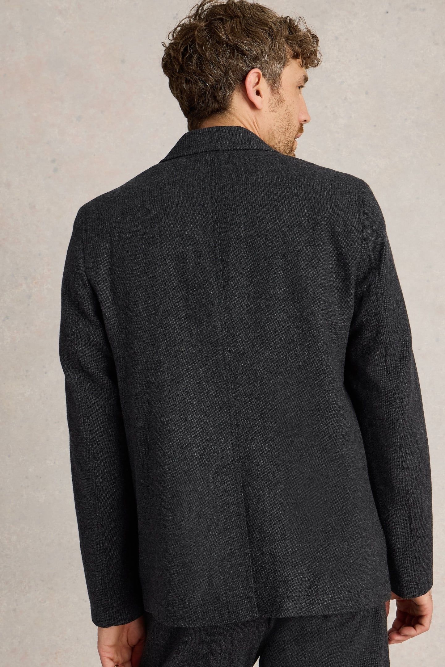 MCKAY WOOL BLAZER CHARCOAL GREY 3