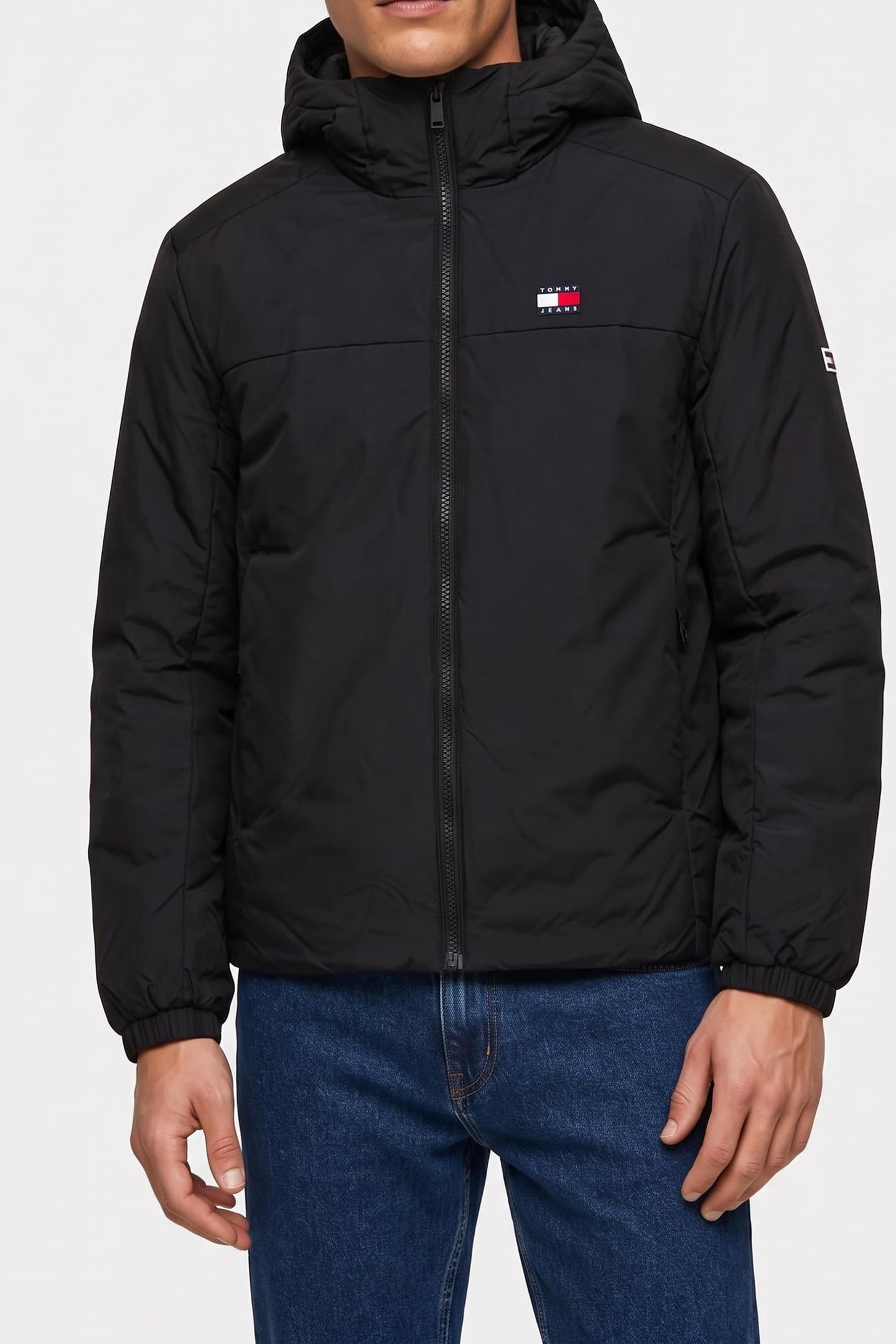 TJM PADDED POLY JACKET BLACK 1