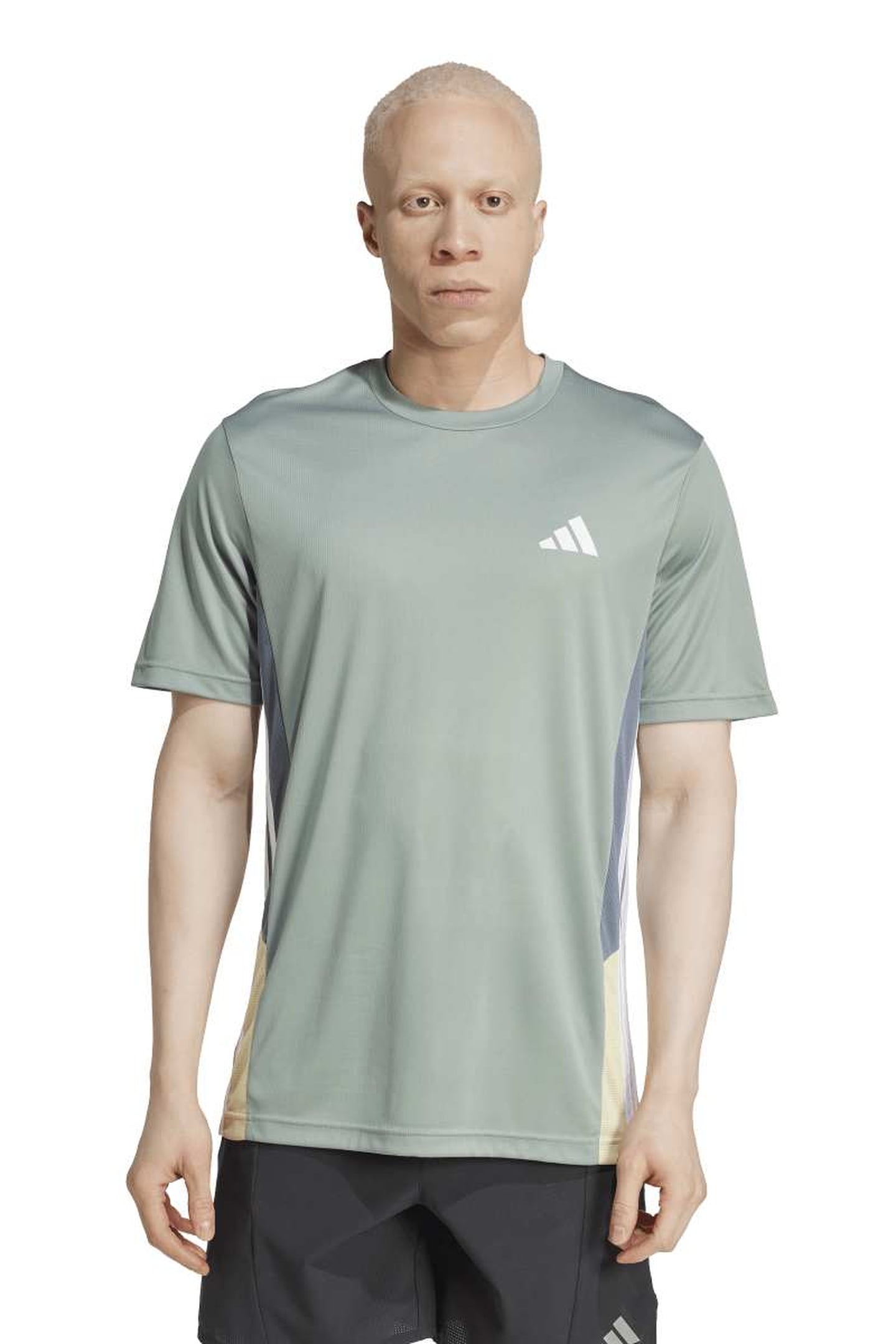 UNISEX TR ESSENTIAL CB TEE SILVER GREEN 1