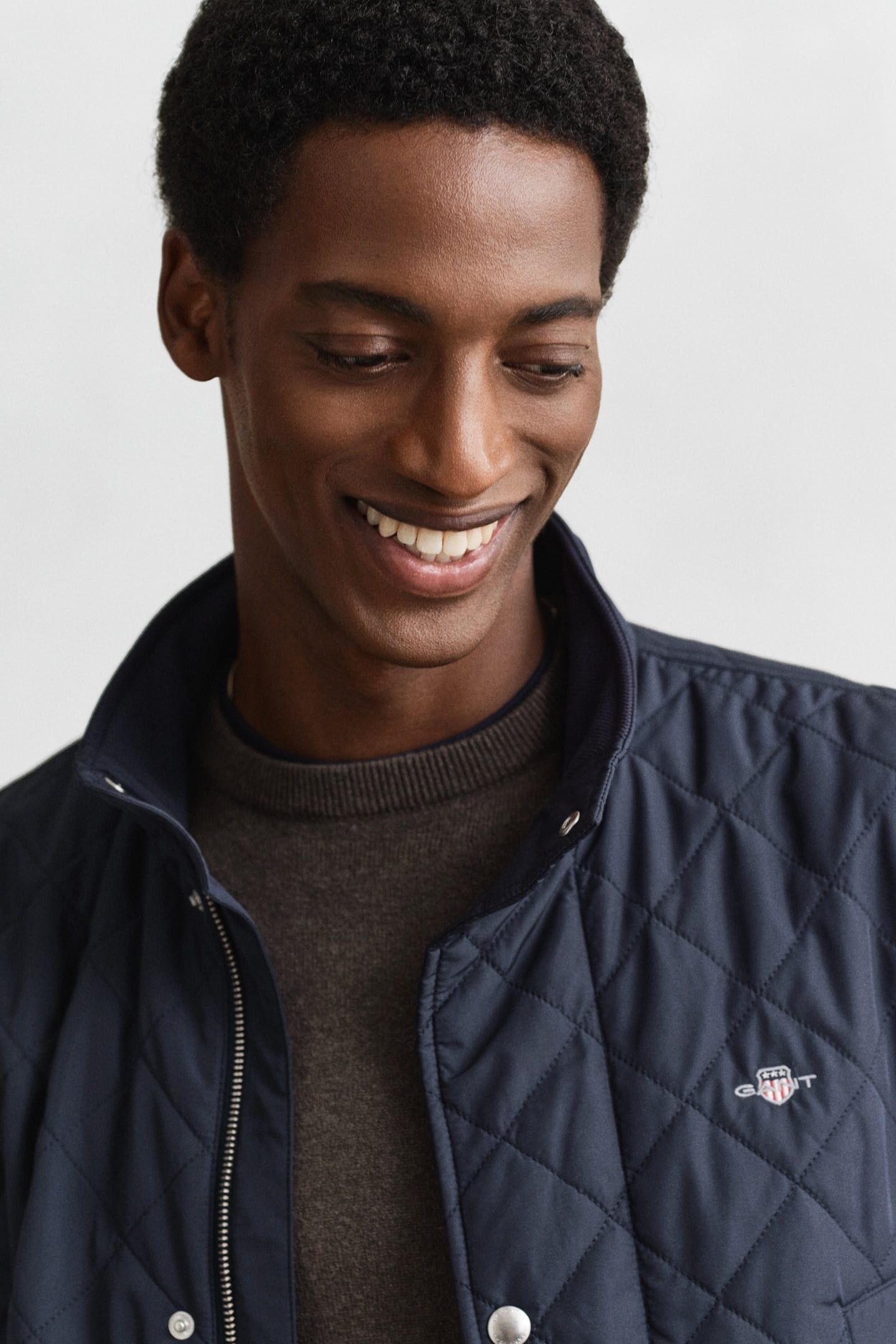 QUILTED WINDCHEATER MID JACKET EVENING BLUE 6