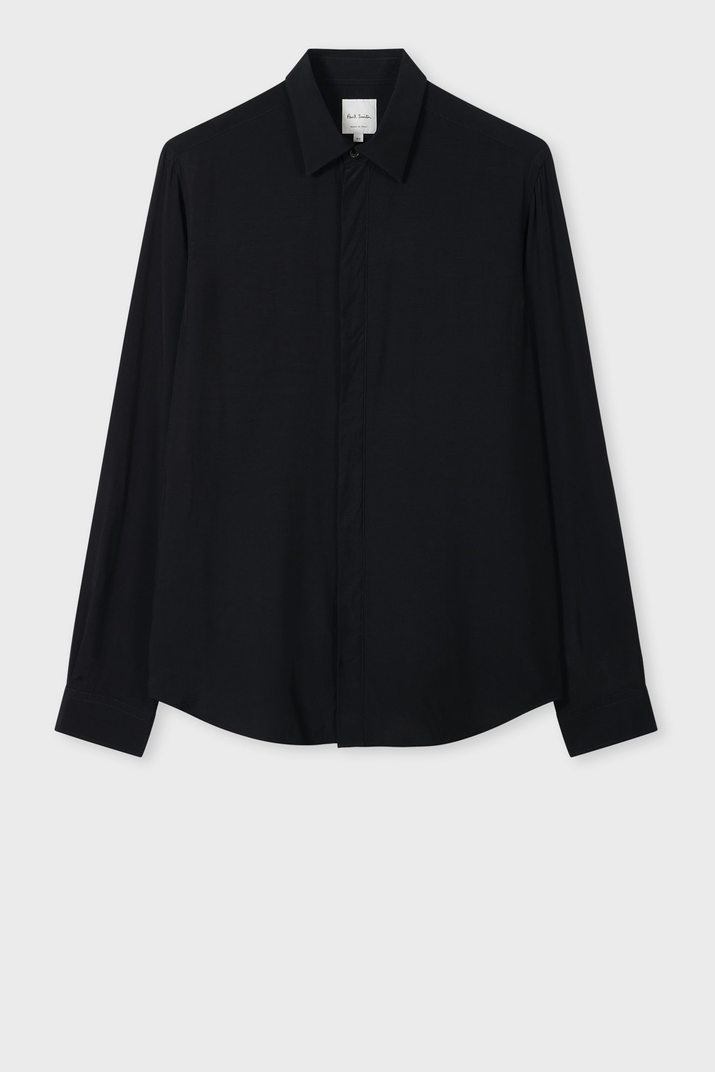 MENS S/C SLIM FIT SHIRT BLACK 3
