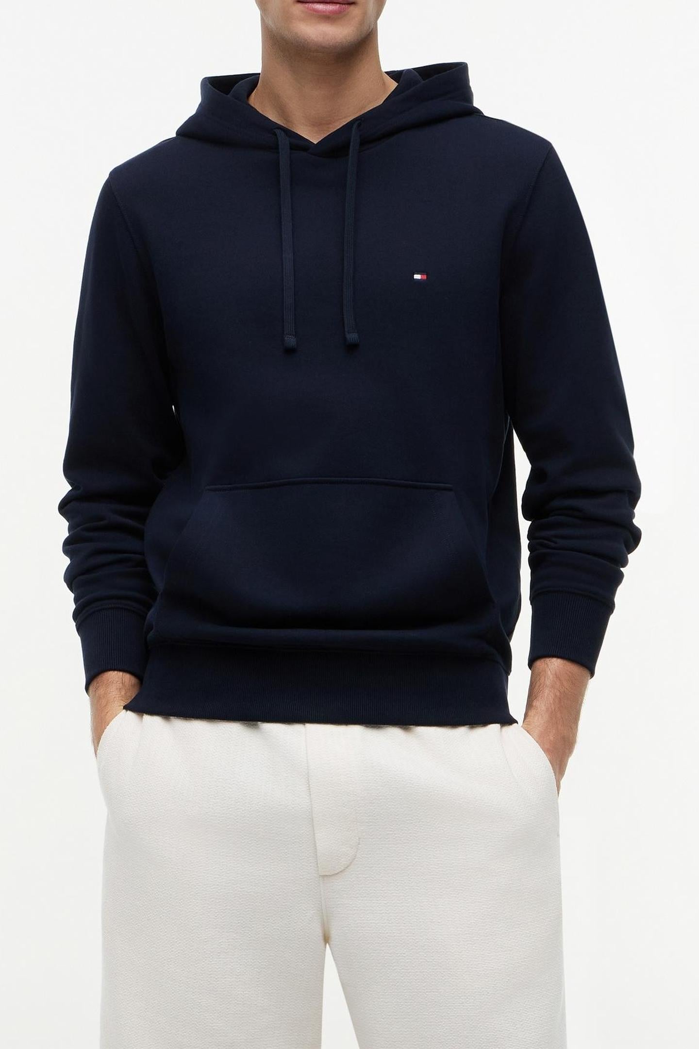 ESSENTIAL TERRY HOODIE NAVY BLUE 1