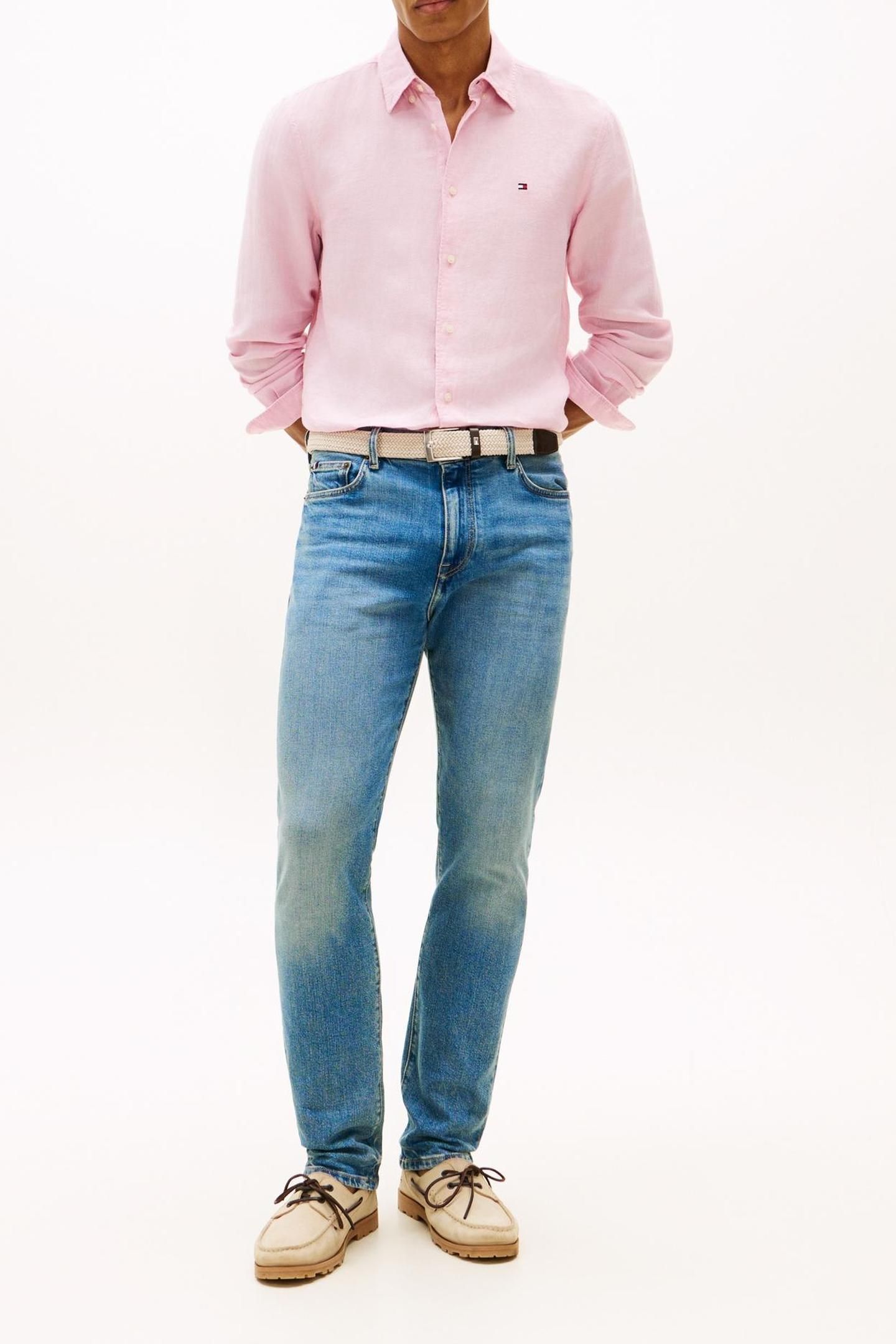 PIGMENT DYED LINEN SOLID CLASSIC PINK 2
