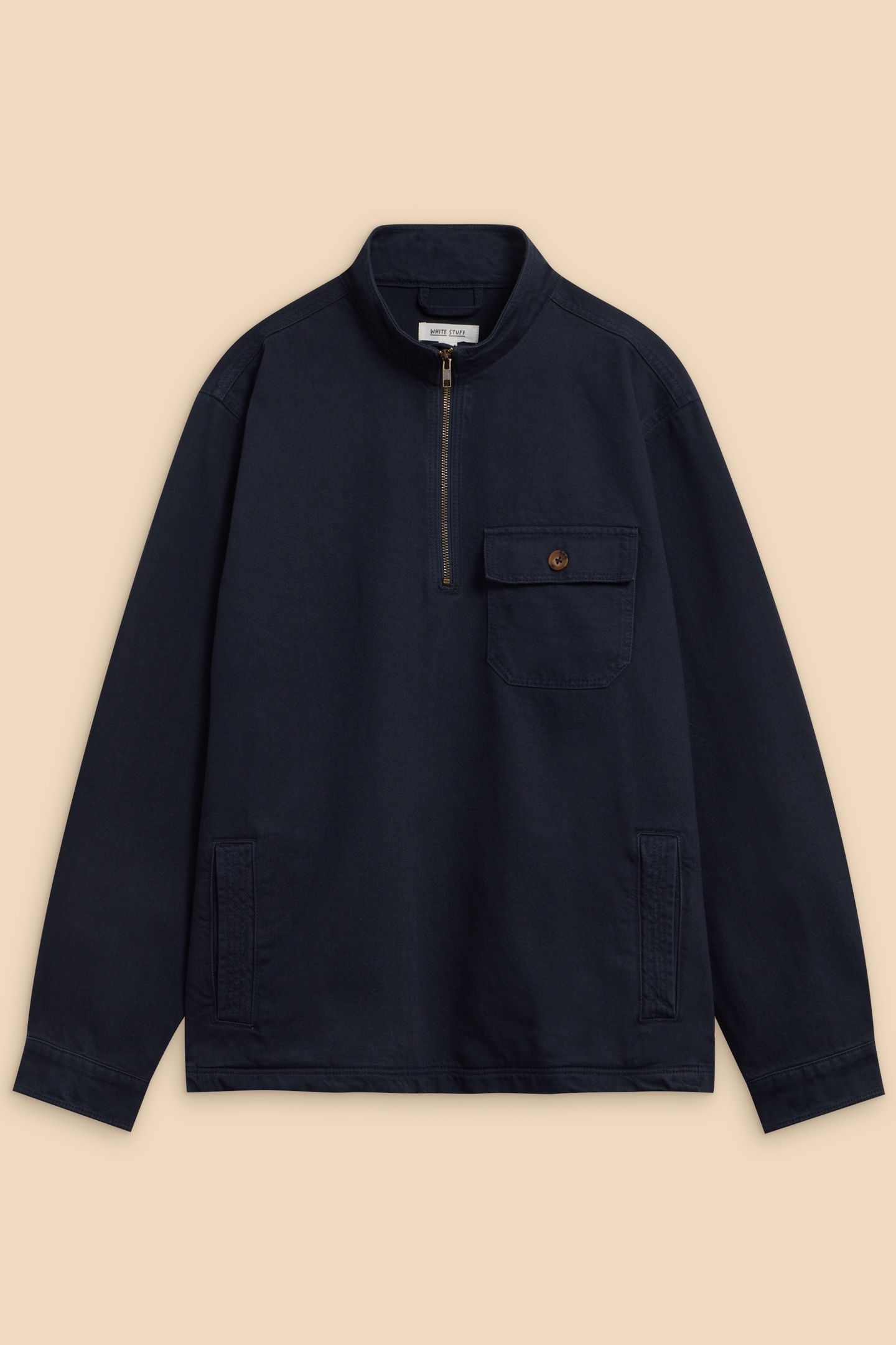 MCCARTHY FUNNEL NECK DARK NAVY 4