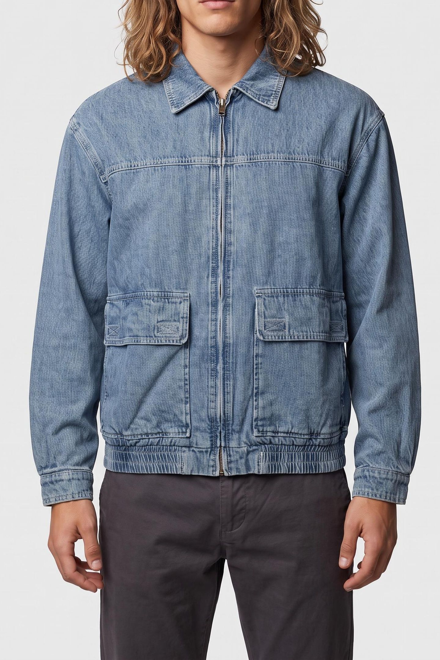 FYBEE JACKET BLEU STONE 1
