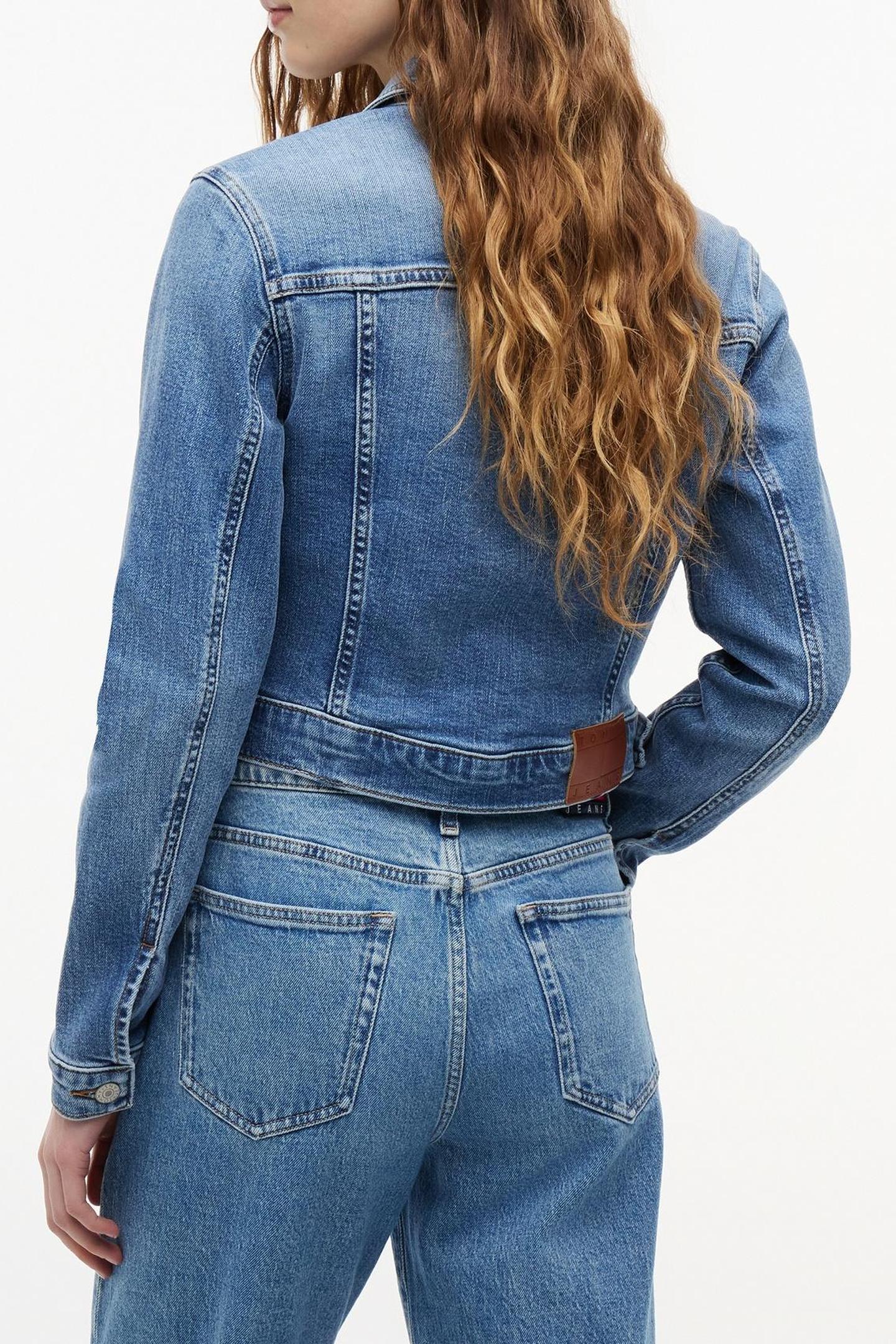NEW SLIM TRUCKER JACKET DENIM MEDIUM 2