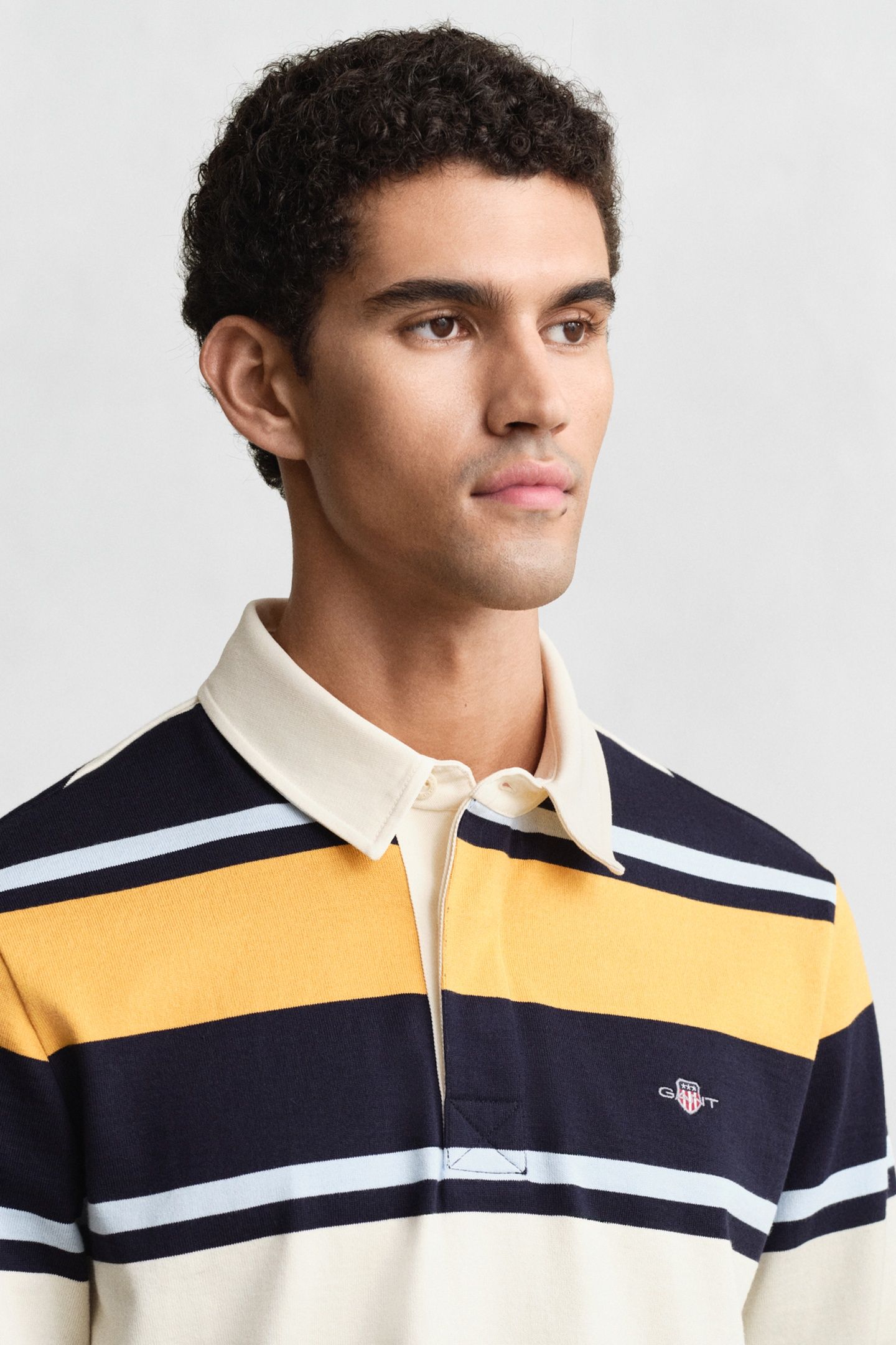 STRIPED HEAVY RUGGER EVENING BLUE 4
