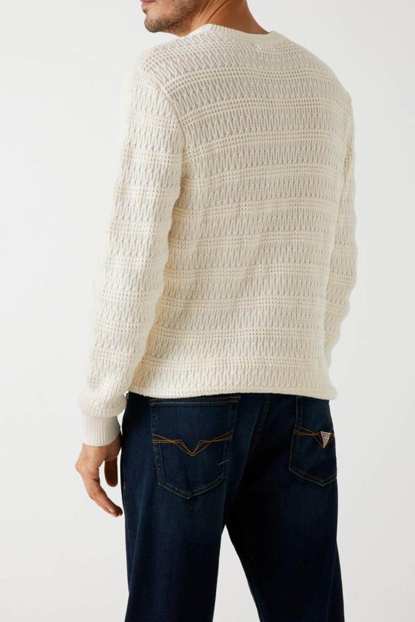 JEFF CN STITCHED SWT SALT WHITE 7