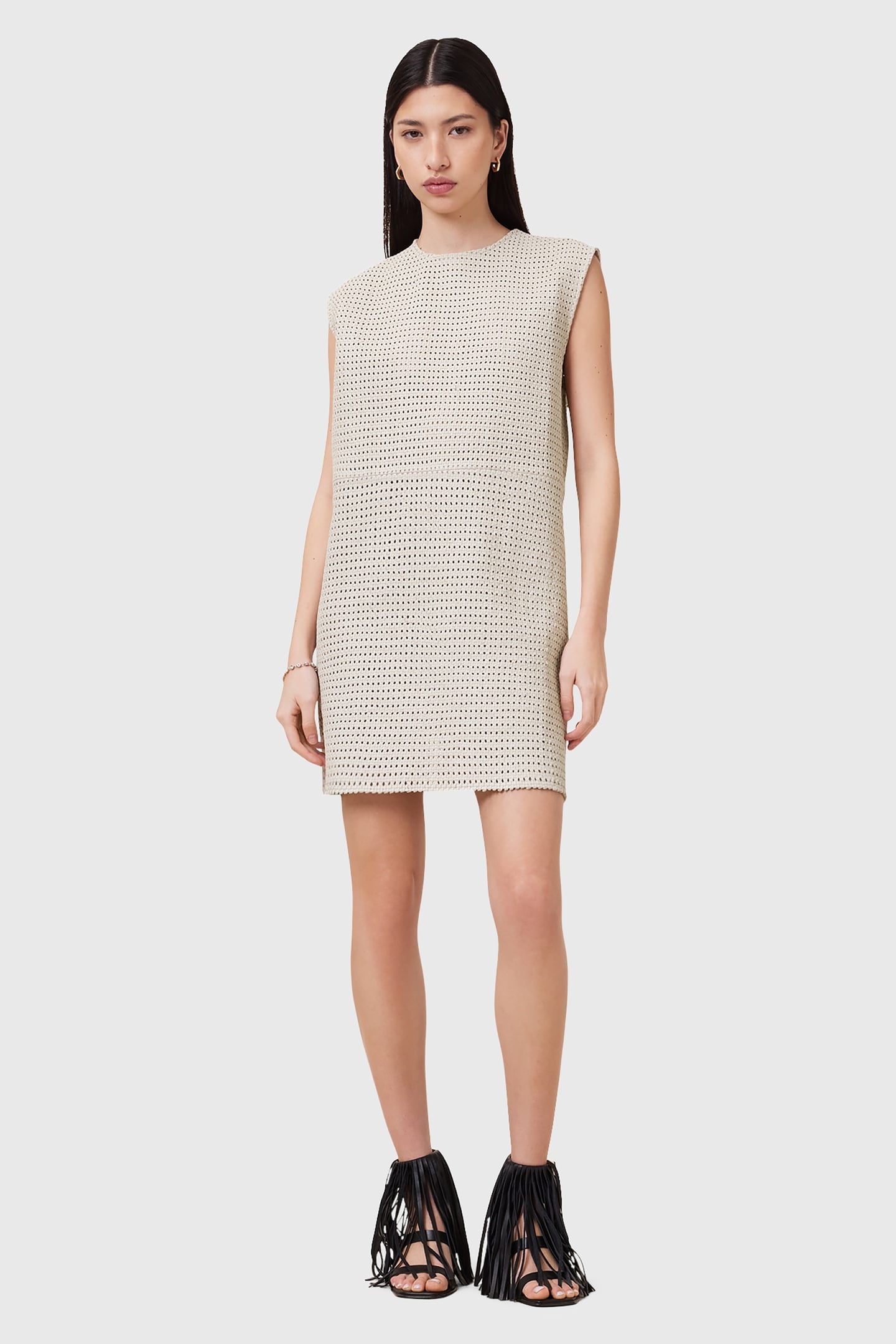 NESSA LEA DRESS OFF WHITE 1