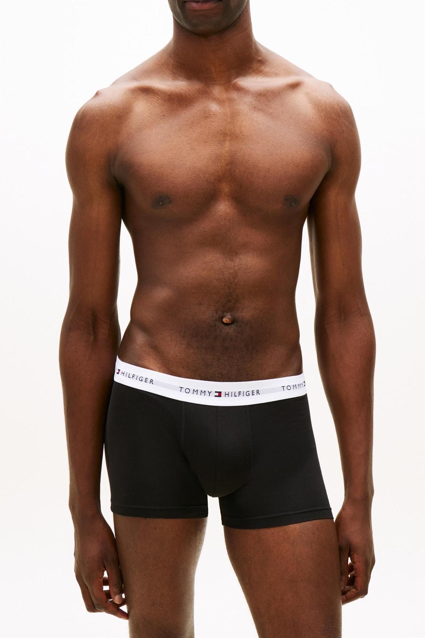 3-PACK LOW RISE TRUNK BLACK/WHITE/LIGHT GREY HEATHER 5