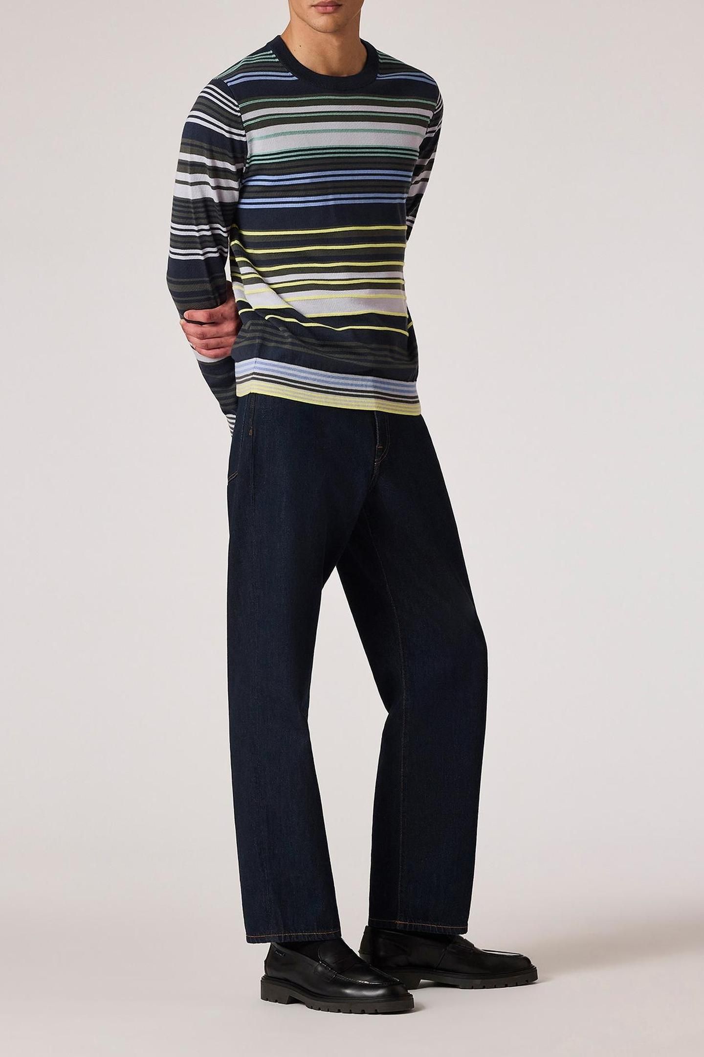 MENS SWEATER CREW NECK NAVY 2