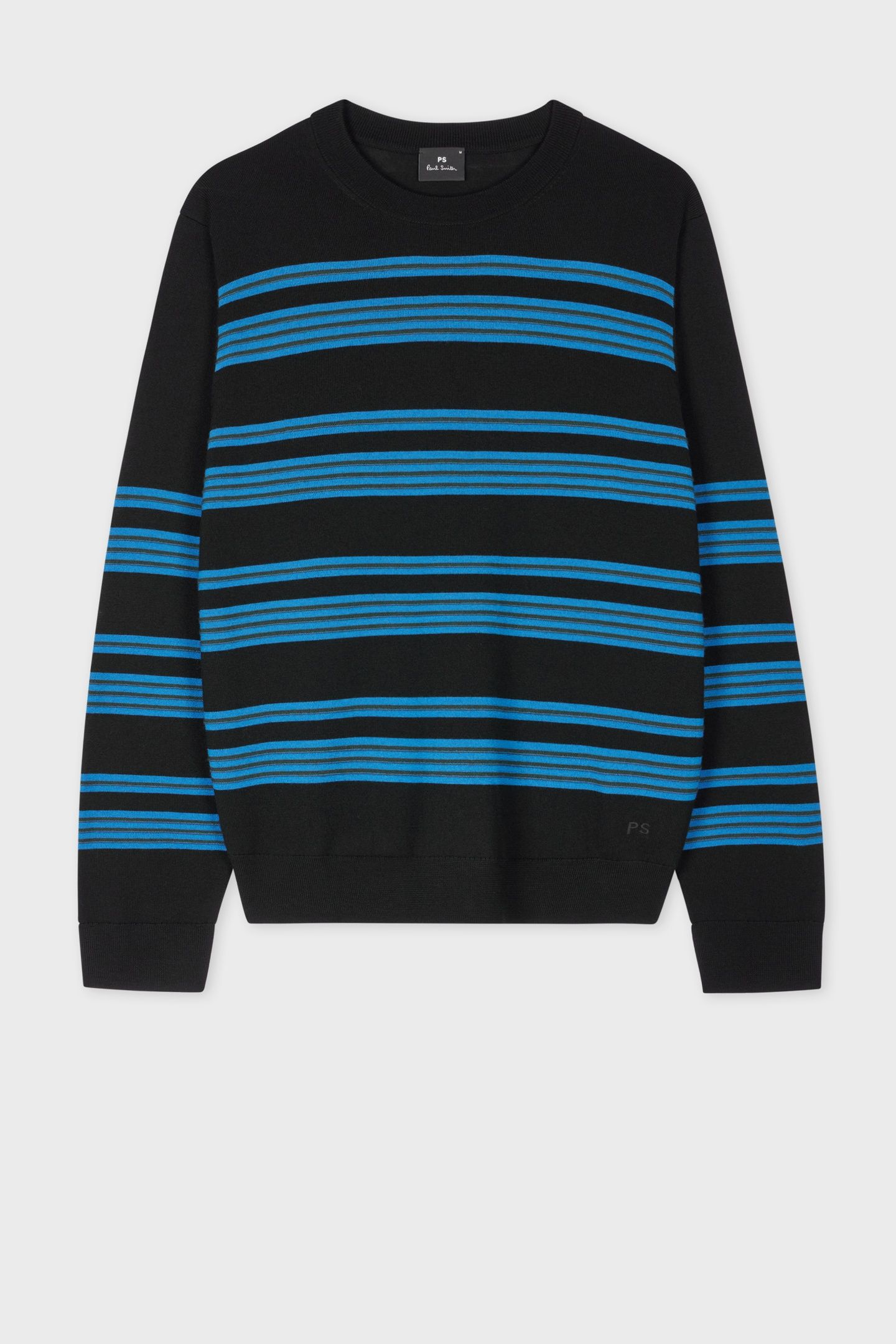 MENS SWEATER CREW NECK BLACK 4