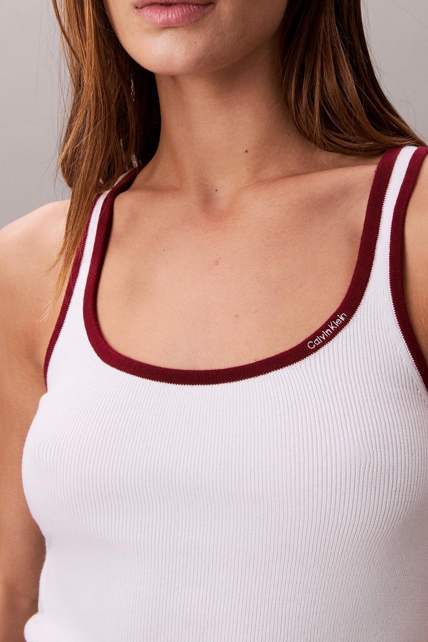 COTTON RIB TANK BRILLIANT WHITE COMBO 6