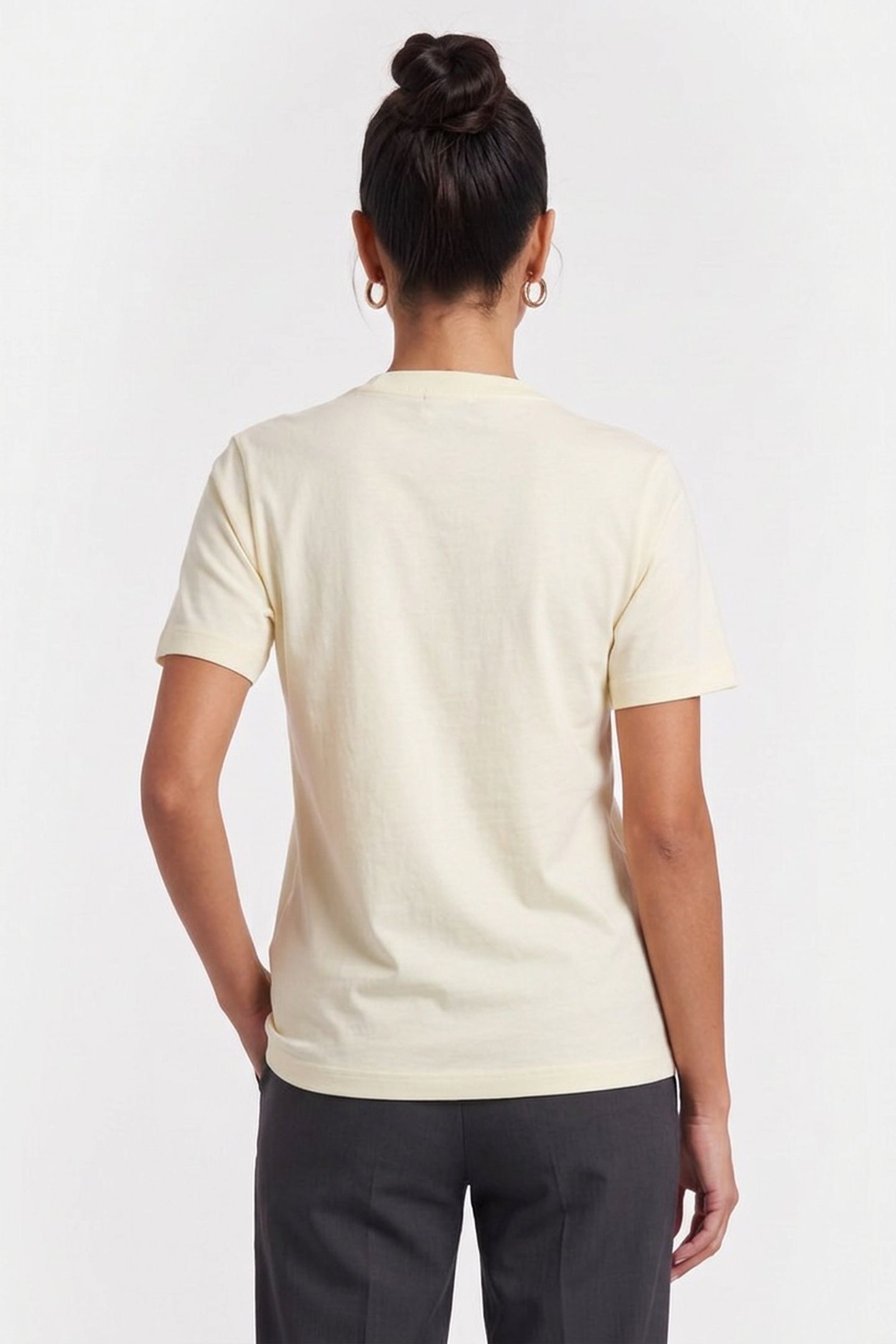 UNISEX ESSENTIAL TEE IVORY 4