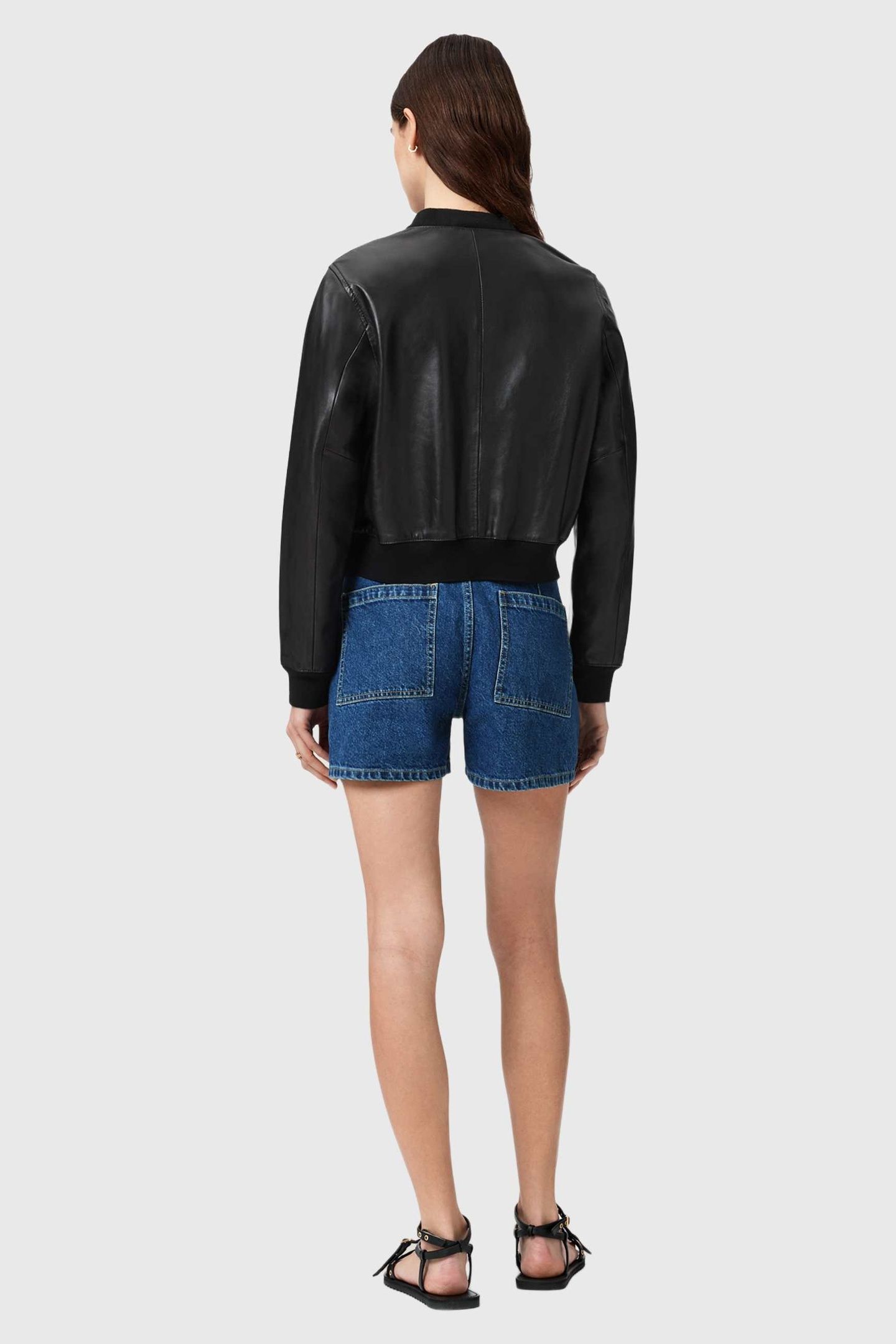 TAY DENIM SHORT DARK INDIGO 6