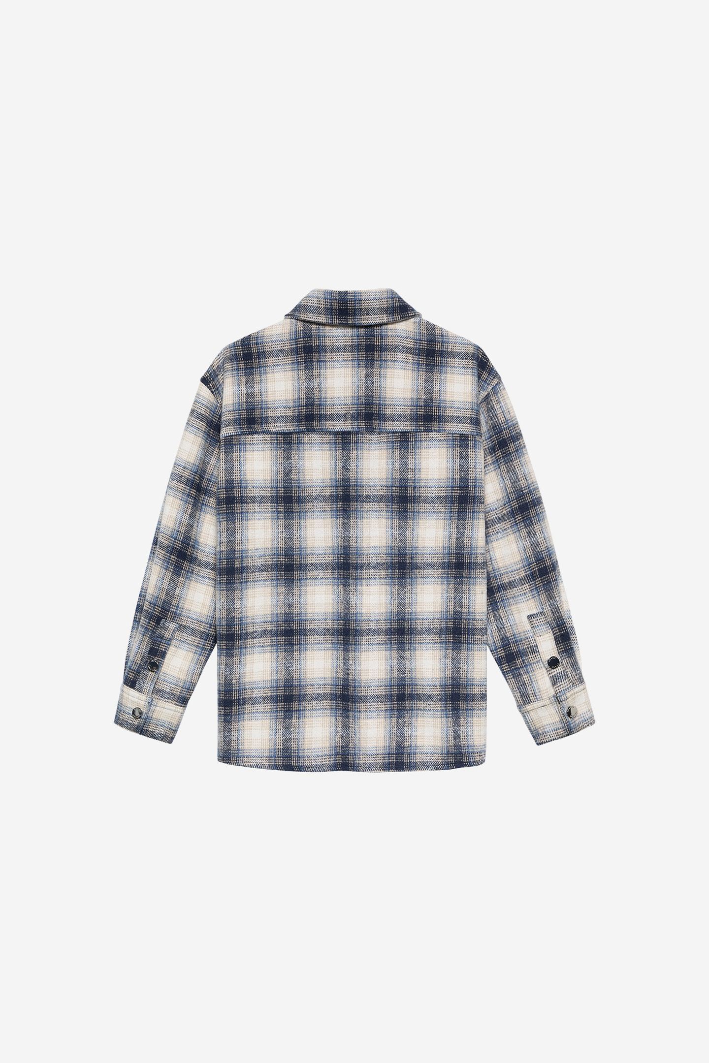 SQUARED OVERSHIRT BLUE DESTROY 2