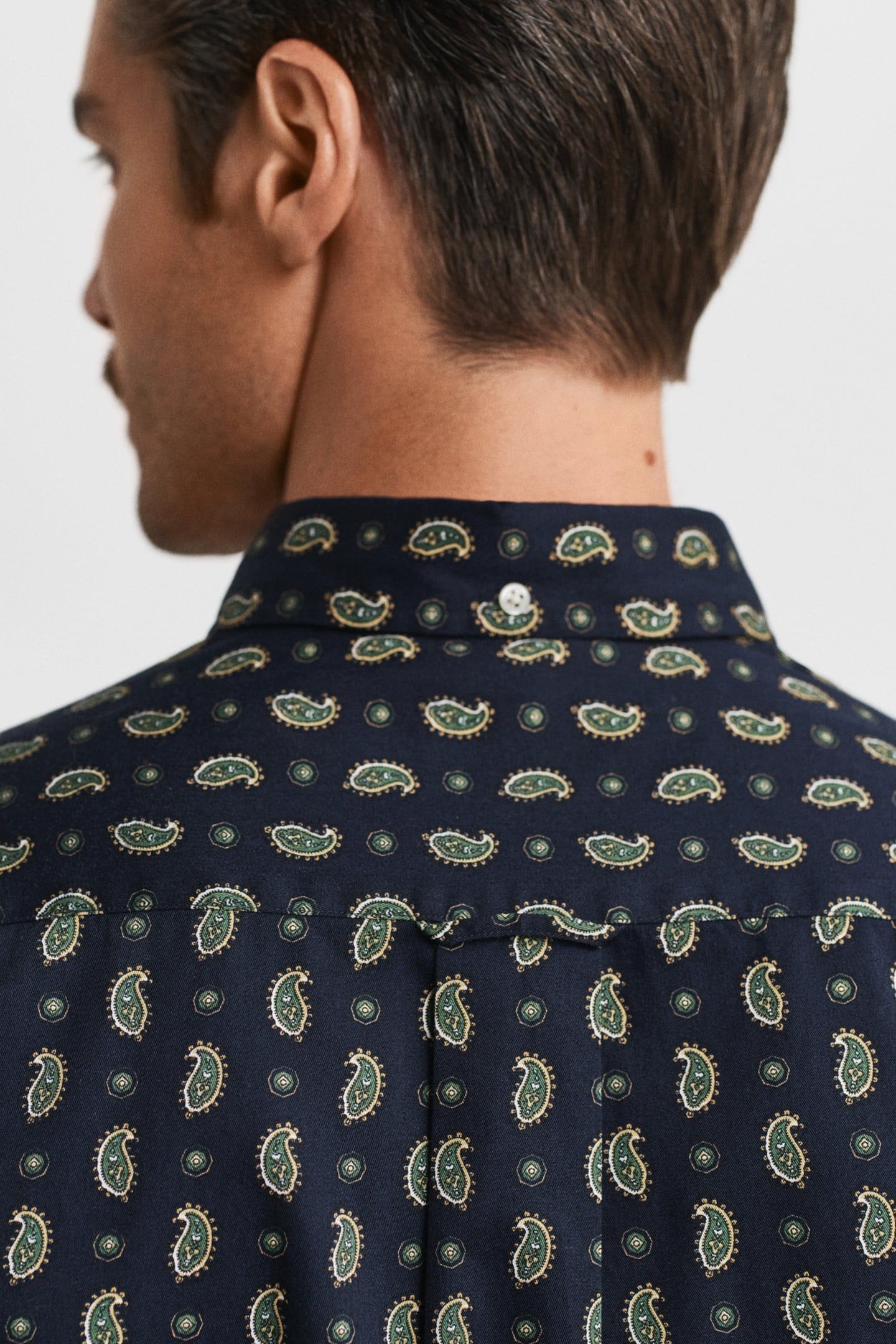 REG PAISLEY PRINTED TWILL SHIRT EVENING BLUE 5
