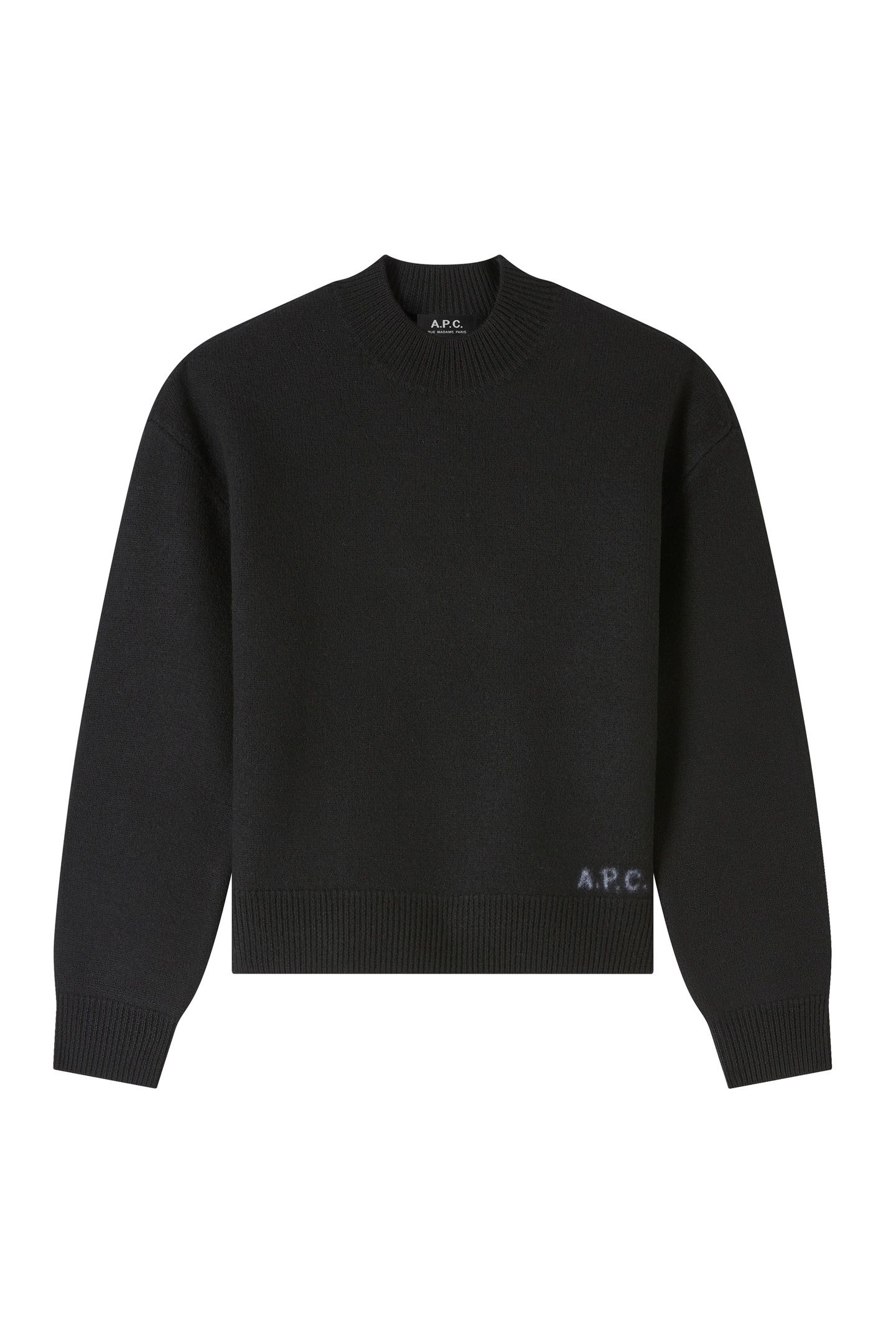 SWEATER CREW NECK BLACK 4