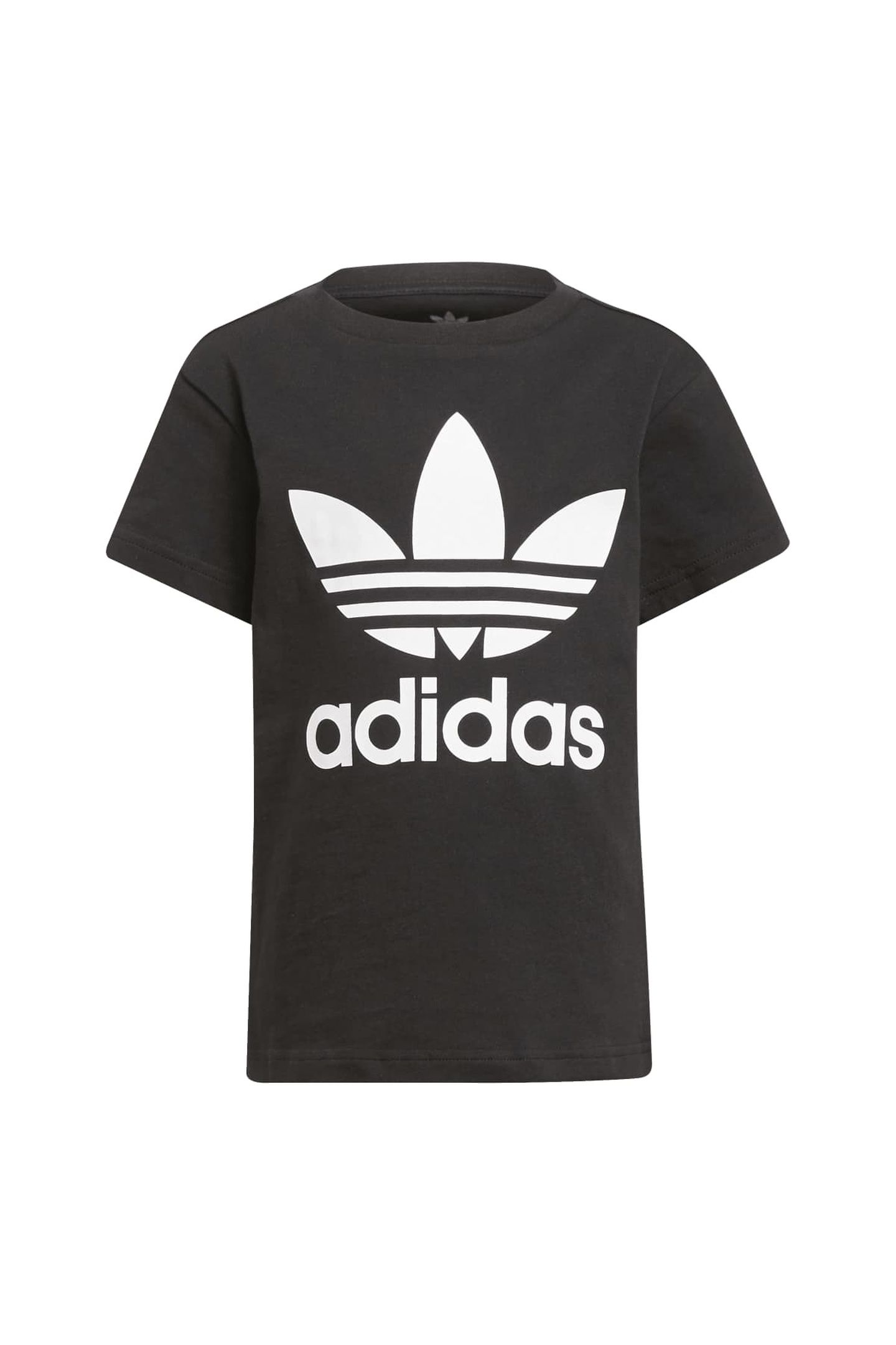 KIDS TREFOIL TEE BLACK 1