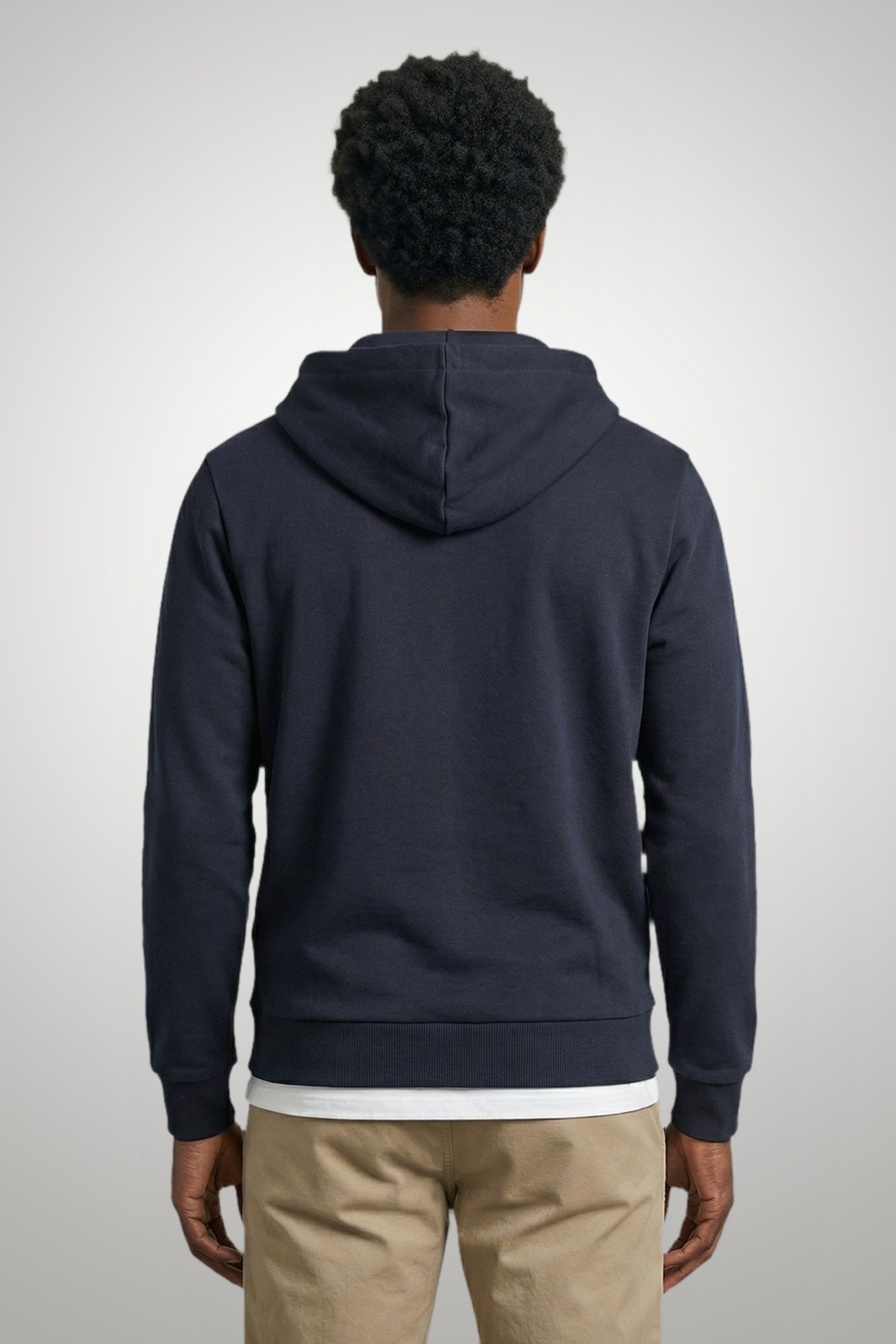 ZIP THRU HOODY NAVY 2